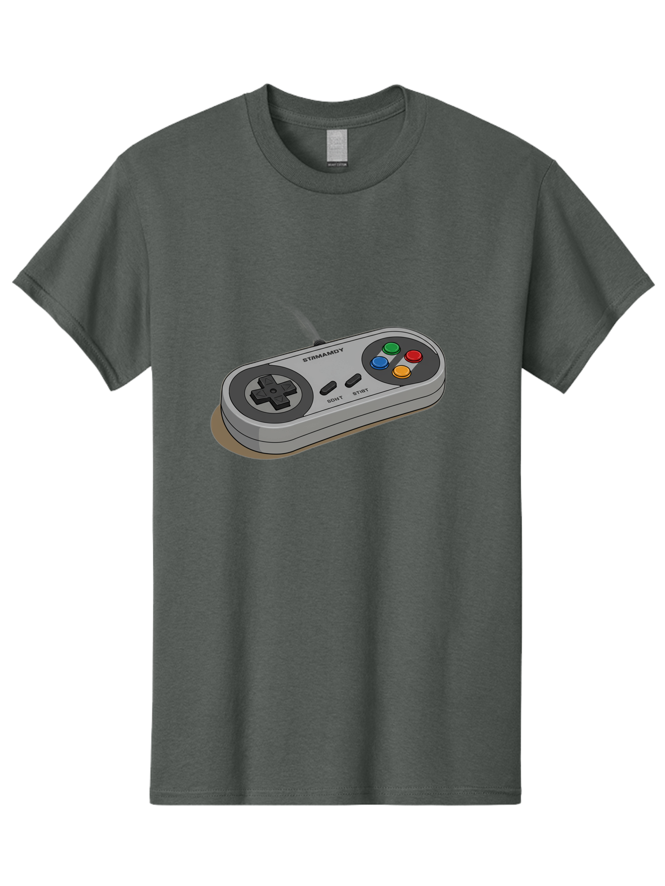 Sega-Stormd6Y-Gamepad Men'S Graphic Tee, 100% Cotton, Comfortable Casual Summer Wear, Machine Washable, Classic Gamepad, Sega Game Controller, Retro Gaming, Gamepad Design, 90S Gaming Nostalgia, Vintage Gaming, Gaming Peripherals, Bab389 27
