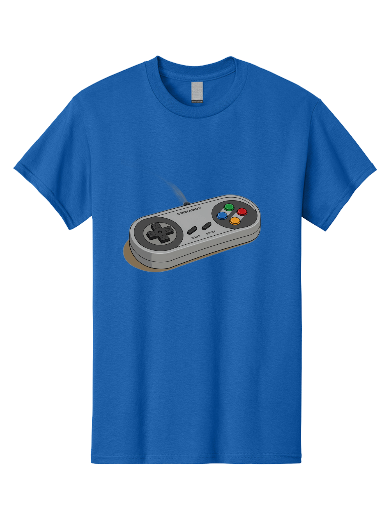 Sega-Stormd6Y-Gamepad Men'S Graphic Tee, 100% Cotton, Comfortable Casual Summer Wear, Machine Washable, Classic Gamepad, Sega Game Controller, Retro Gaming, Gamepad Design, 90S Gaming Nostalgia, Vintage Gaming, Gaming Peripherals, Bab389 29