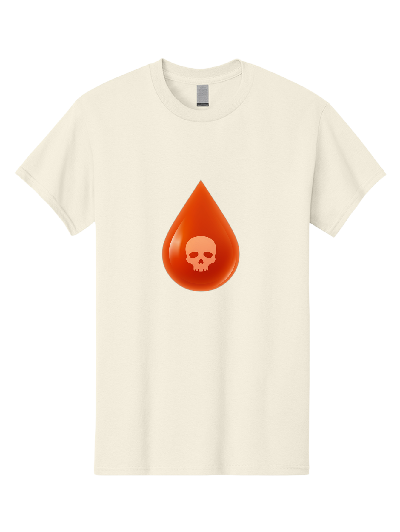 Skull-Drop Men'S Graphic Tee, 100% Cotton, Comfortable Casual Summer Wear, Machine Washable, Skull Symbol, Poison Warning, Danger Sign, Toxic Liquid, Hazardous Substance, Danger Alert, Warning Sign Bab398 11