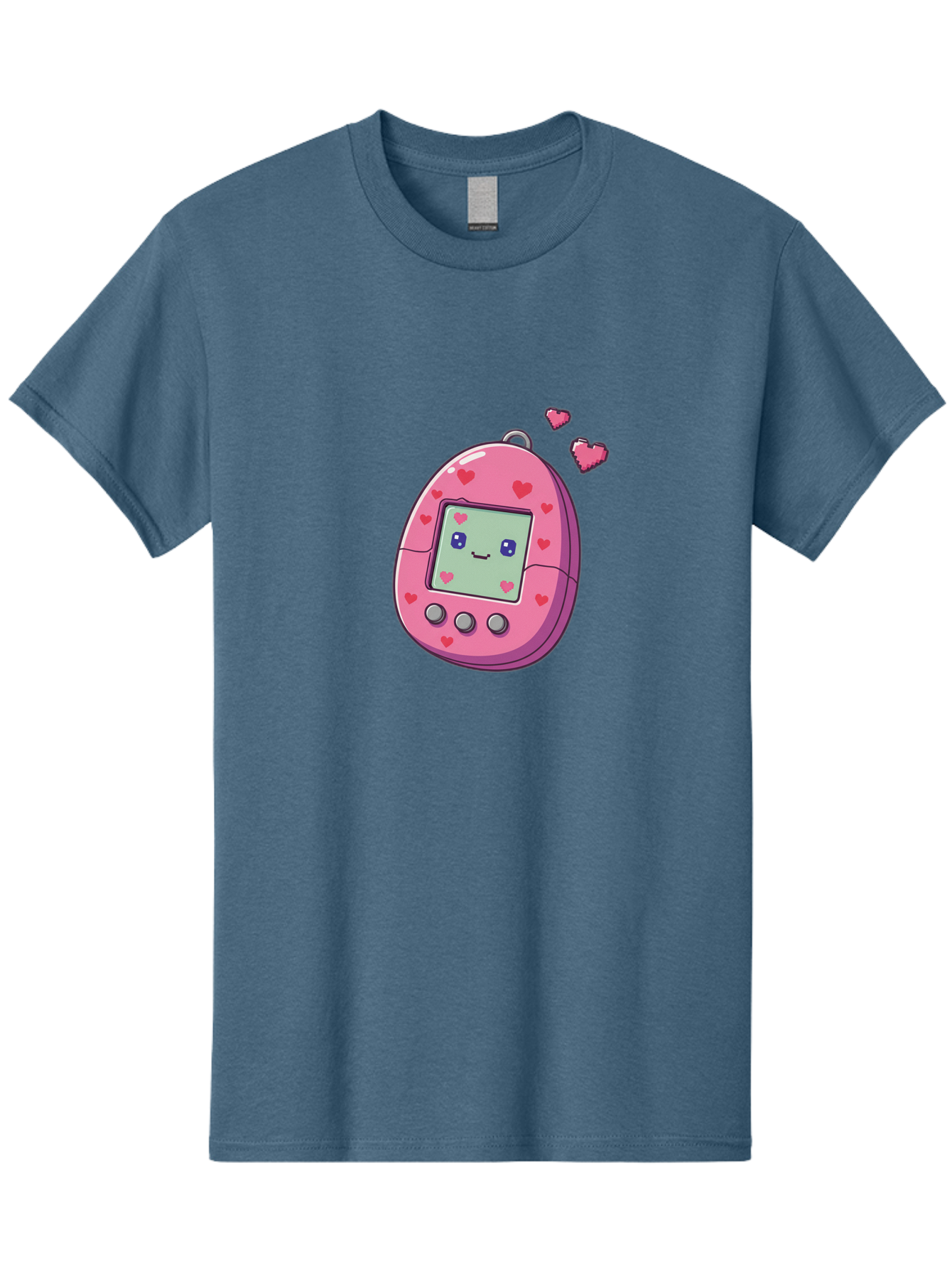 Tamagotchi-1 Men'S Graphic Tee, 100% Cotton, Comfortable Casual Summer Wear, Machine Washable, Pink Digital Pet, Heart Designs, Cute Character, Cartoon Style, Nostalgic Toy, Retro Gaming, 90S Kids, Digital Creature Bab490 29