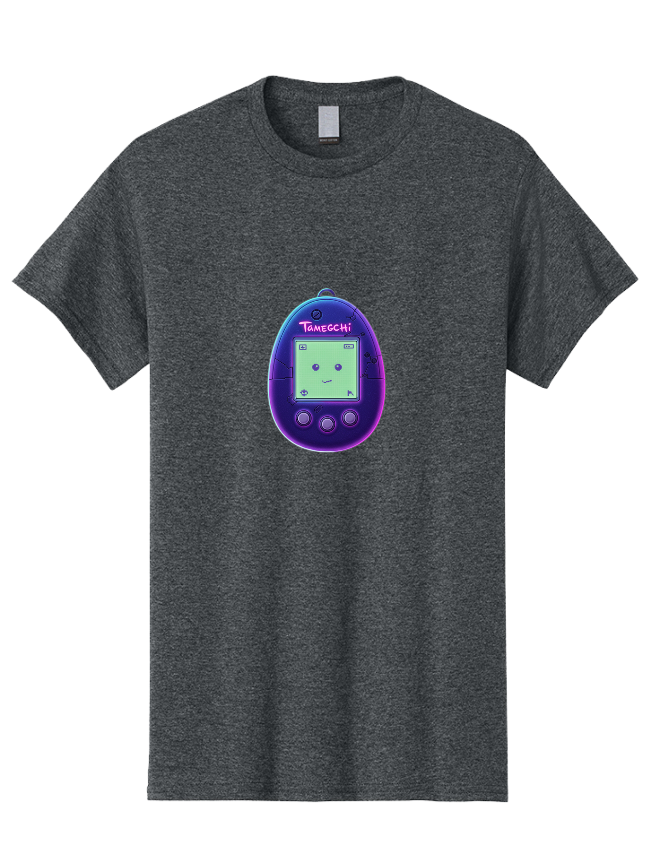 Tamagotchi-4 Men'S Graphic Tee, 100% Cotton, Comfortable Casual Summer Wear, Machine Washable, Retro Digital Pet, Handheld Game, Nostalgic Tech, Purple Egg-Shaped Device, Cute Character, Gaming Nostalgia, 90S Kids, Retro Gaming Culture Bab498 7