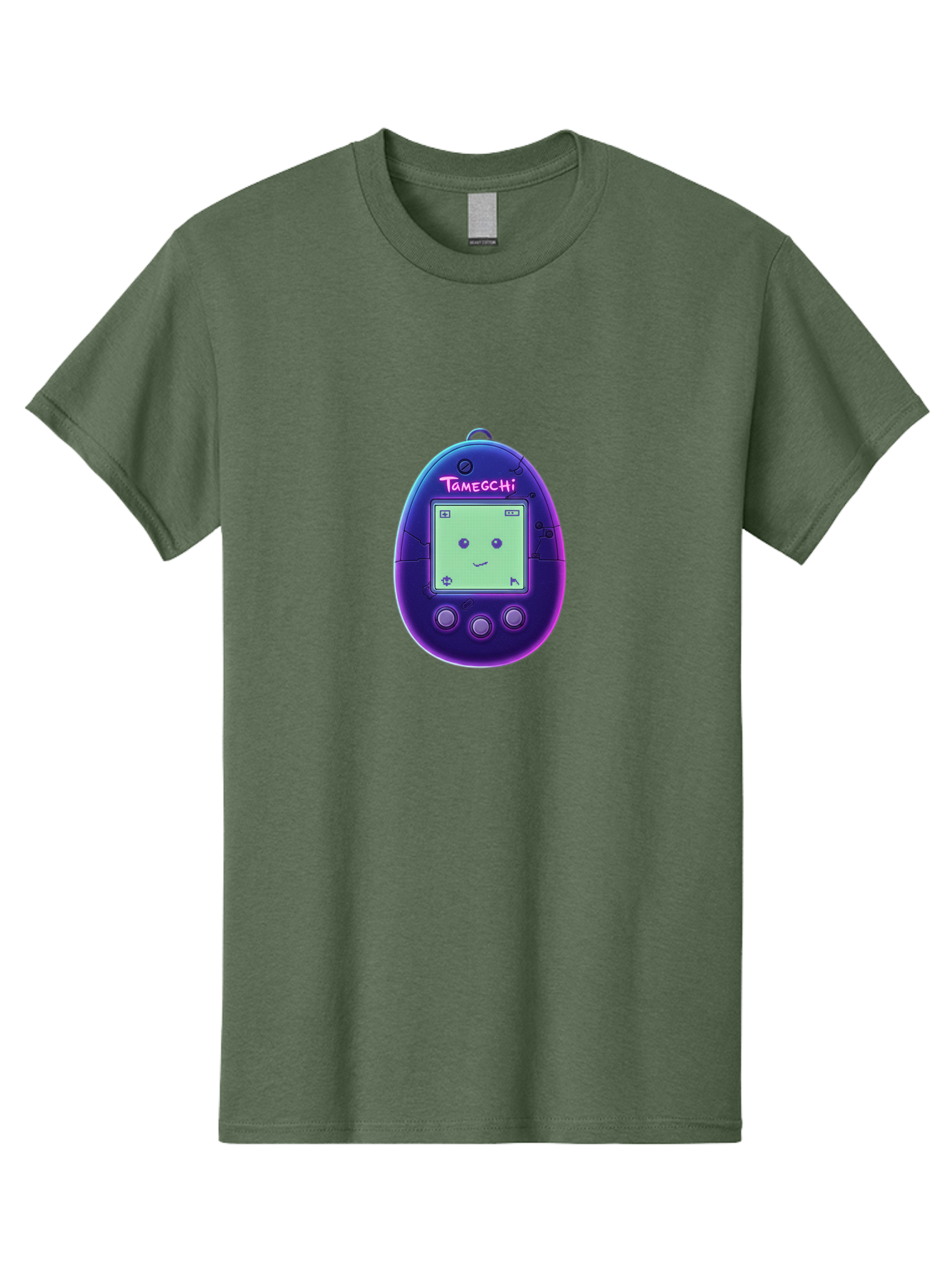 Tamagotchi-4 Men'S Graphic Tee, 100% Cotton, Comfortable Casual Summer Wear, Machine Washable, Retro Digital Pet, Handheld Game, Nostalgic Tech, Purple Egg-Shaped Device, Cute Character, Gaming Nostalgia, 90S Kids, Retro Gaming Culture Bab498 29