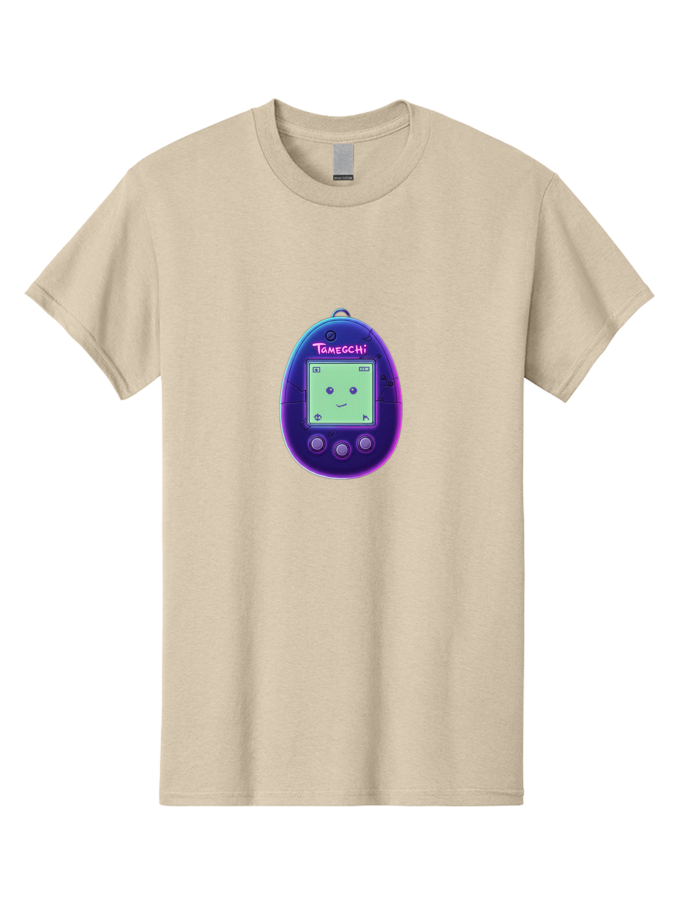 Tamagotchi-4 Men'S Graphic Tee, 100% Cotton, Comfortable Casual Summer Wear, Machine Washable, Retro Digital Pet, Handheld Game, Nostalgic Tech, Purple Egg-Shaped Device, Cute Character, Gaming Nostalgia, 90S Kids, Retro Gaming Culture Bab498 21