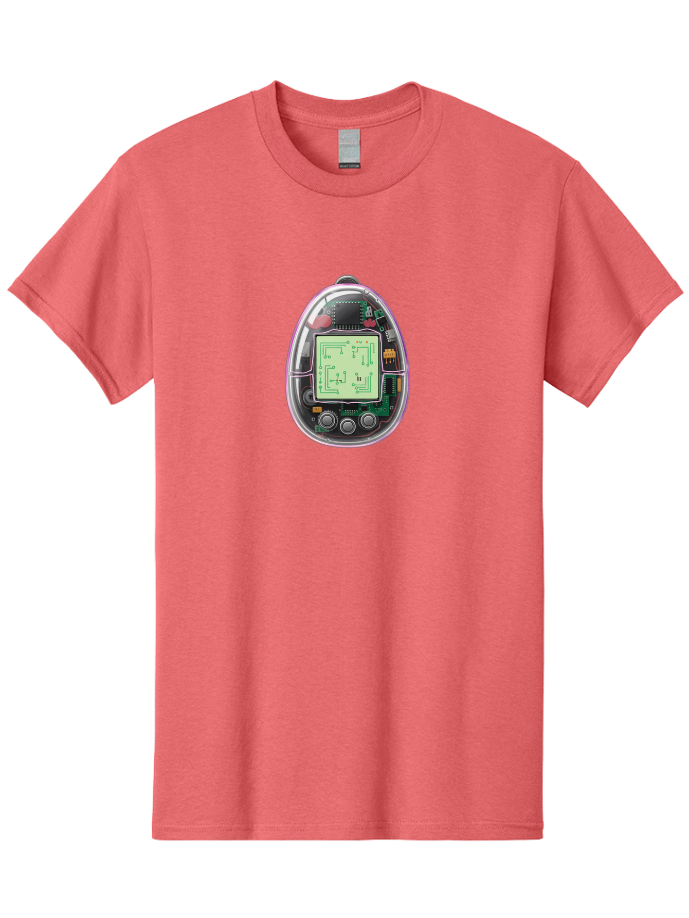 Tamagotchi-9 Men'S Graphic Tee, 100% Cotton, Comfortable Casual Summer Wear, Machine Washable, Retro Digital Pet, Tamagotchi Toy, Nostalgic Gadget, Handheld Game, Digital Creature, Circuitry, Buttons, Electronic Device, Retro Gaming, Bab503 11