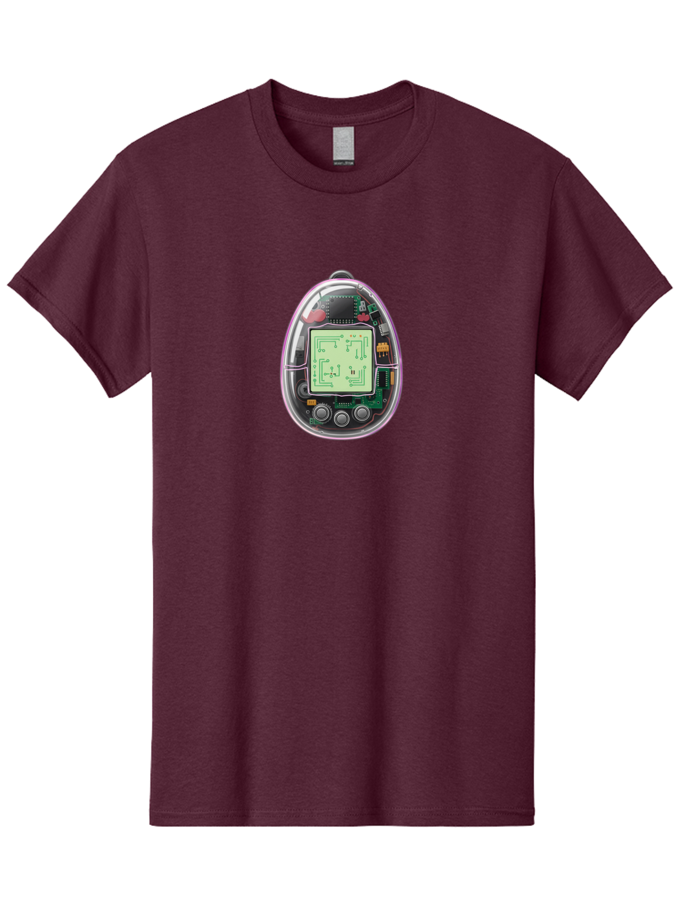 Tamagotchi-9 Men'S Graphic Tee, 100% Cotton, Comfortable Casual Summer Wear, Machine Washable, Retro Digital Pet, Tamagotchi Toy, Nostalgic Gadget, Handheld Game, Digital Creature, Circuitry, Buttons, Electronic Device, Retro Gaming, Bab503 14