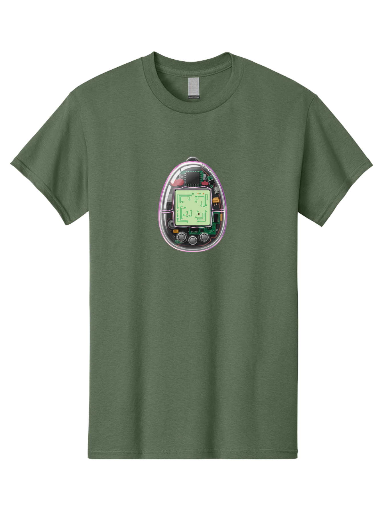 Tamagotchi-9 Men'S Graphic Tee, 100% Cotton, Comfortable Casual Summer Wear, Machine Washable, Retro Digital Pet, Tamagotchi Toy, Nostalgic Gadget, Handheld Game, Digital Creature, Circuitry, Buttons, Electronic Device, Retro Gaming, Bab503 10