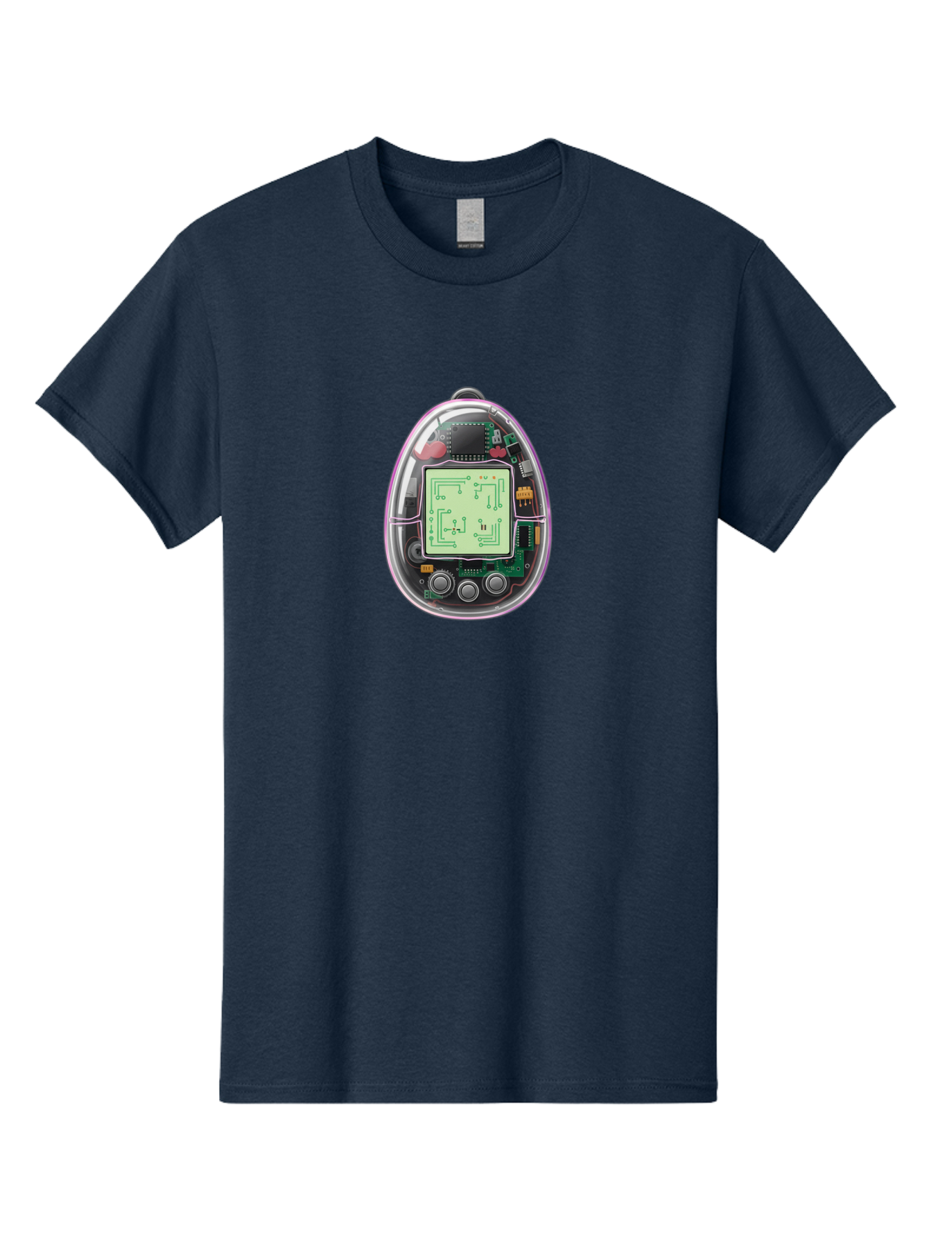 Tamagotchi-9 Men'S Graphic Tee, 100% Cotton, Comfortable Casual Summer Wear, Machine Washable, Retro Digital Pet, Tamagotchi Toy, Nostalgic Gadget, Handheld Game, Digital Creature, Circuitry, Buttons, Electronic Device, Retro Gaming, Bab503 13