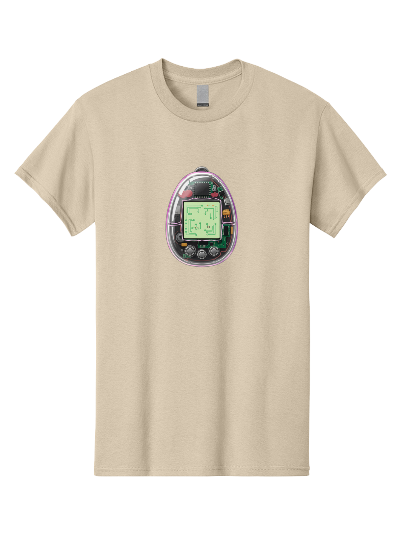 Tamagotchi-9 Men'S Graphic Tee, 100% Cotton, Comfortable Casual Summer Wear, Machine Washable, Retro Digital Pet, Tamagotchi Toy, Nostalgic Gadget, Handheld Game, Digital Creature, Circuitry, Buttons, Electronic Device, Retro Gaming, Bab503 15