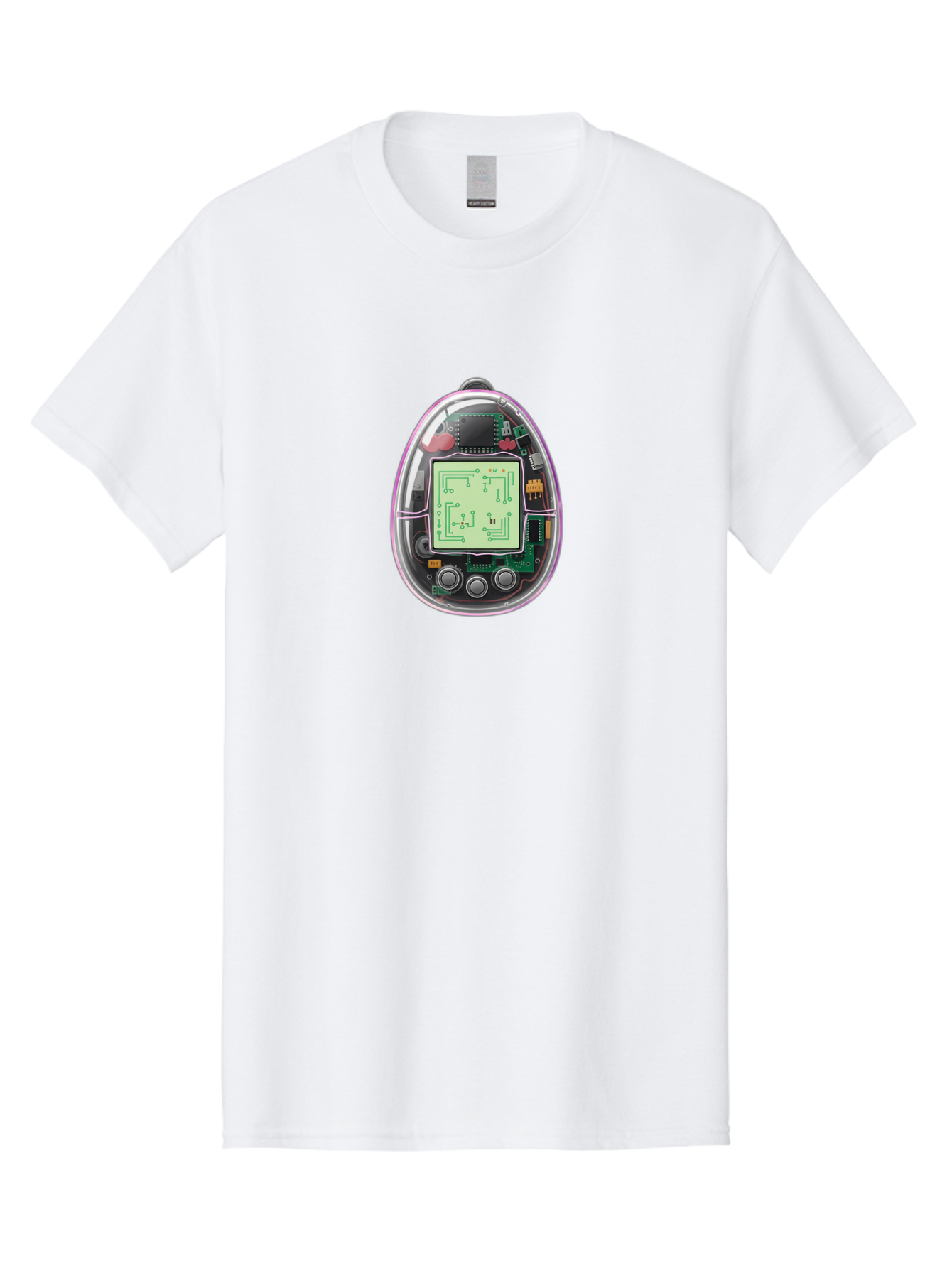 Tamagotchi-9 Men'S Graphic Tee, 100% Cotton, Comfortable Casual Summer Wear, Machine Washable, Retro Digital Pet, Tamagotchi Toy, Nostalgic Gadget, Handheld Game, Digital Creature, Circuitry, Buttons, Electronic Device, Retro Gaming, Bab503 12