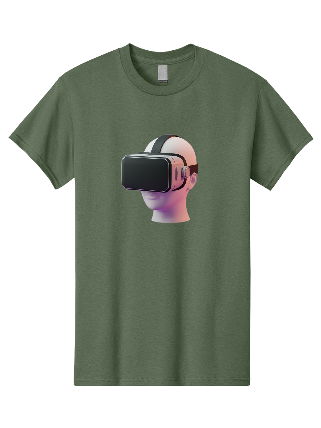 Vr-Headset-Mannequin Men'S Graphic Tee, 100% Cotton, Comfortable Casual Summer Wear, Machine Washable, Virtual Reality Headset, Vr Technology, Futuristic Design, Sleek Black, Modern Gadgets, Gaming, Immersive Experience, Innovative Tech Bab573 8