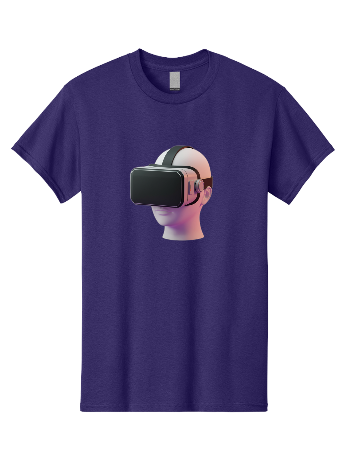 Vr-Headset-Mannequin Men'S Graphic Tee, 100% Cotton, Comfortable Casual Summer Wear, Machine Washable, Virtual Reality Headset, Vr Technology, Futuristic Design, Sleek Black, Modern Gadgets, Gaming, Immersive Experience, Innovative Tech Bab573 9