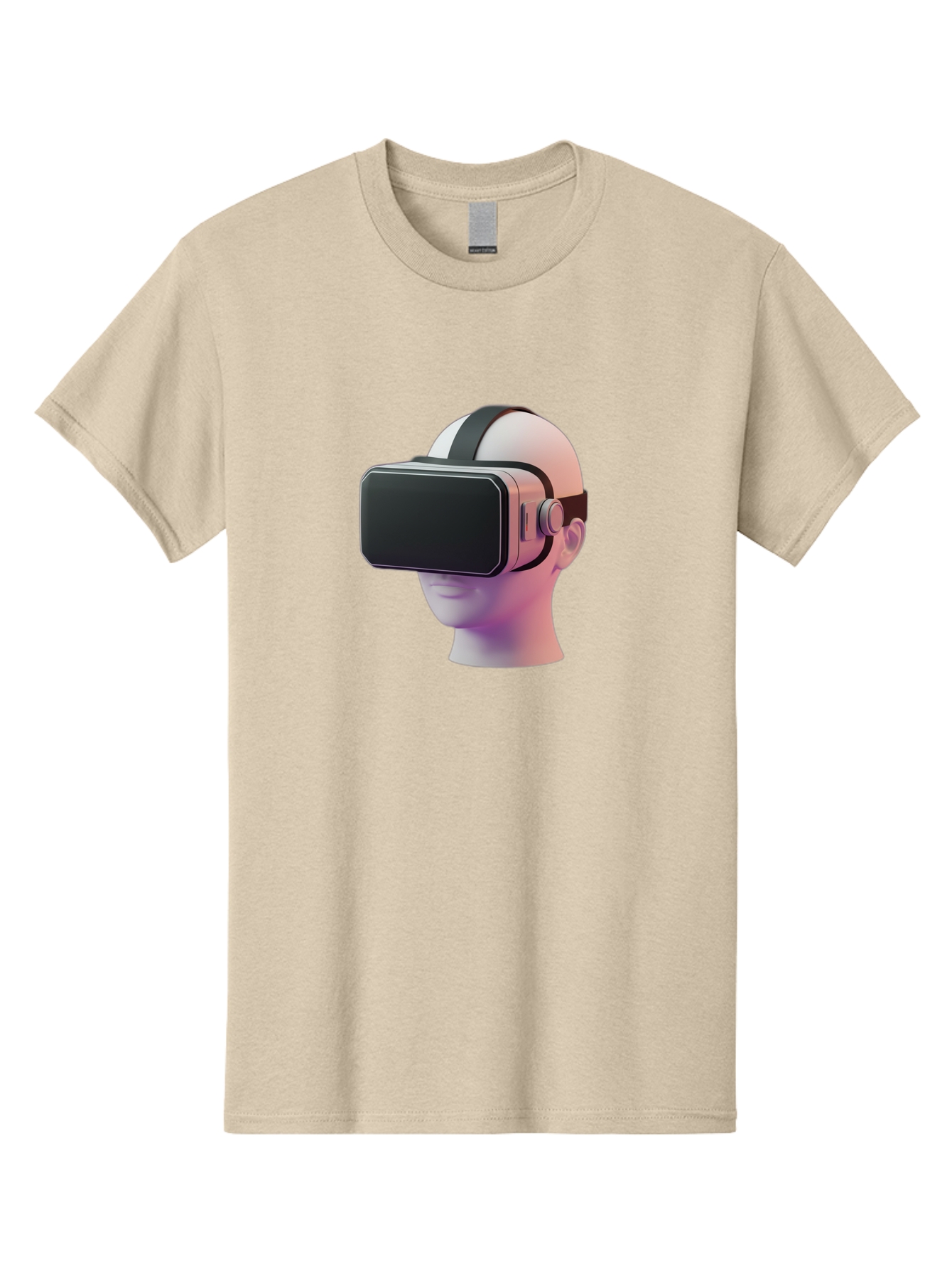 Vr-Headset-Mannequin Men'S Graphic Tee, 100% Cotton, Comfortable Casual Summer Wear, Machine Washable, Virtual Reality Headset, Vr Technology, Futuristic Design, Sleek Black, Modern Gadgets, Gaming, Immersive Experience, Innovative Tech Bab573 12