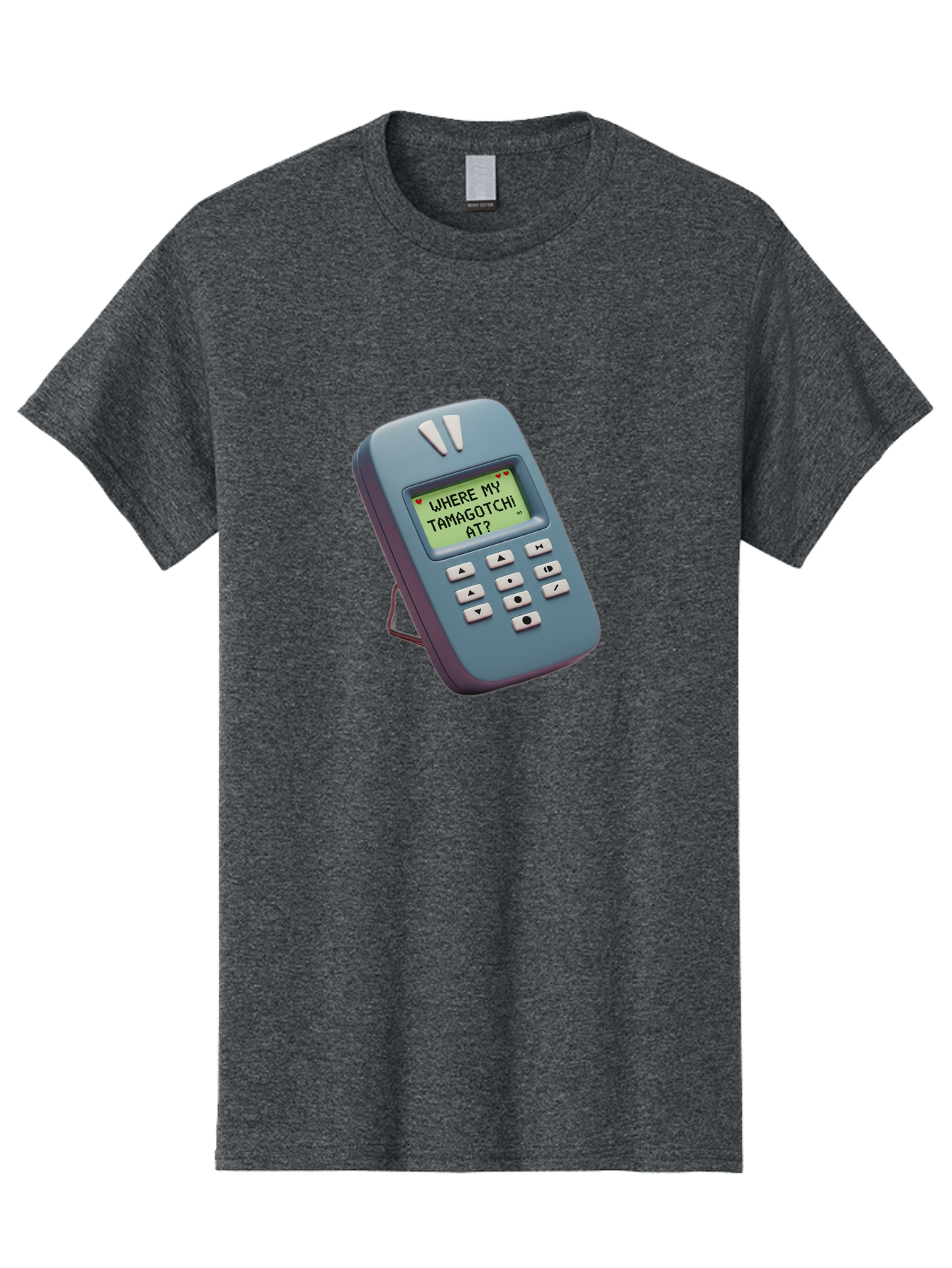 Where-My-Tamagotchi-At Men'S Graphic Tee, 100% Cotton, Comfortable Casual Summer Wear, Machine Washable, Retro Digital Pet, Nostalgic 90S Toy, Tamagotchi, Vintage Handheld Game, Classic Electronic Toy, Retro Gaming, Nostalgic Technology, Bab583 15