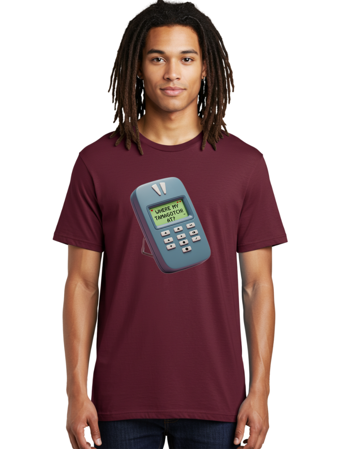 Where-My-Tamagotchi-At Men'S Graphic Tee, 100% Cotton, Comfortable Casual Summer Wear, Machine Washable, Retro Digital Pet, Nostalgic 90S Toy, Tamagotchi, Vintage Handheld Game, Classic Electronic Toy, Retro Gaming, Nostalgic Technology, Bab583 16