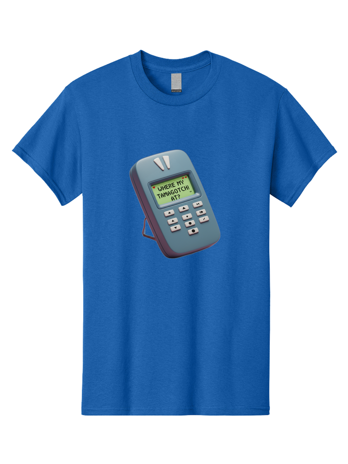 Where-My-Tamagotchi-At Men'S Graphic Tee, 100% Cotton, Comfortable Casual Summer Wear, Machine Washable, Retro Digital Pet, Nostalgic 90S Toy, Tamagotchi, Vintage Handheld Game, Classic Electronic Toy, Retro Gaming, Nostalgic Technology, Bab583 13