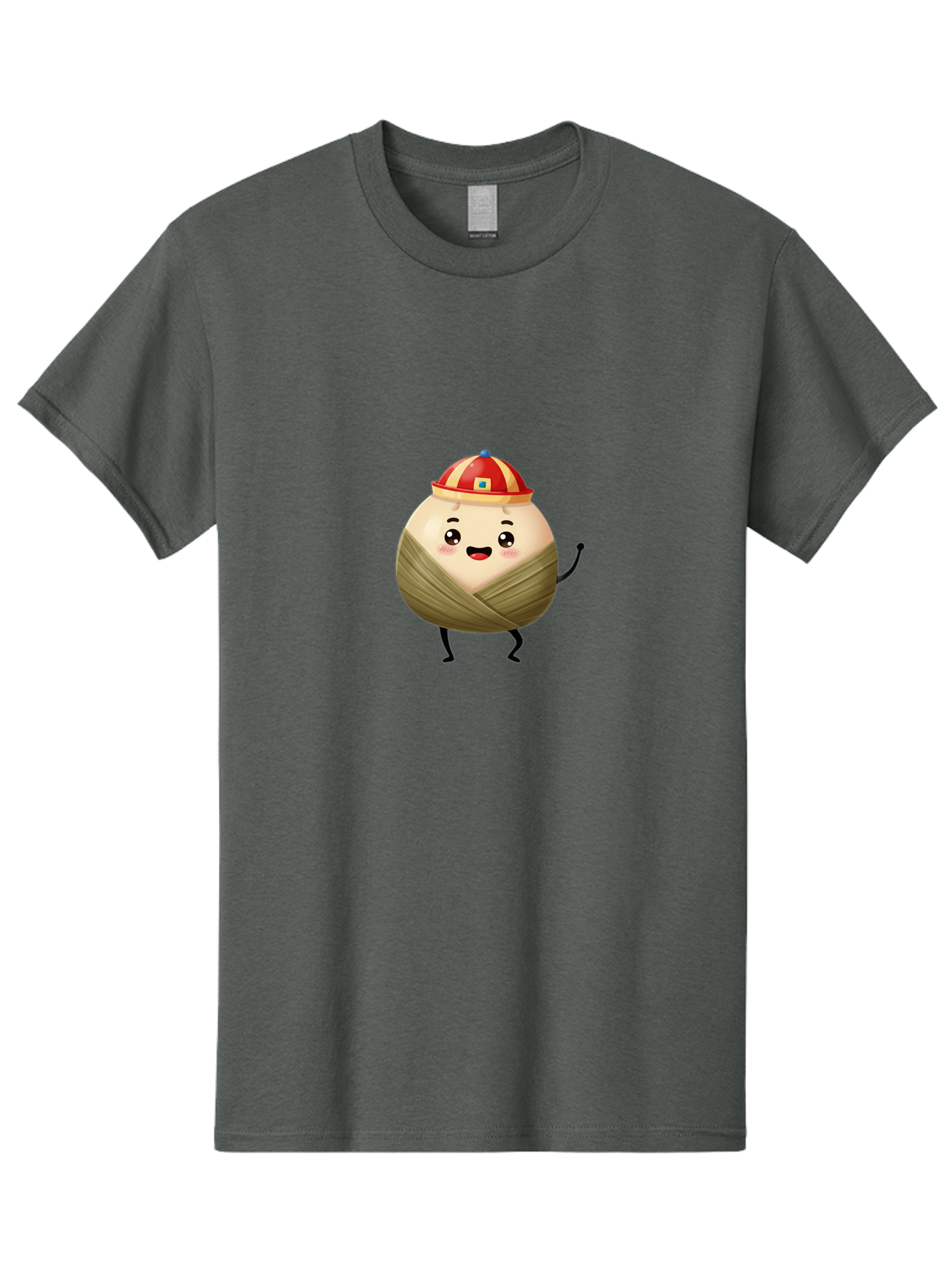 Xiaolongbao-1 Men'S Graphic Tee, 100% Cotton, Comfortable Casual Summer Wear, Machine Washable, Cartoon Dumpling, Steamed Bun, Happy Face, Kawaii Character, Chinese Food, Cute Illustration, Wrapped Dumpling, Smiling Face, Dumpling Character, Bab596 15