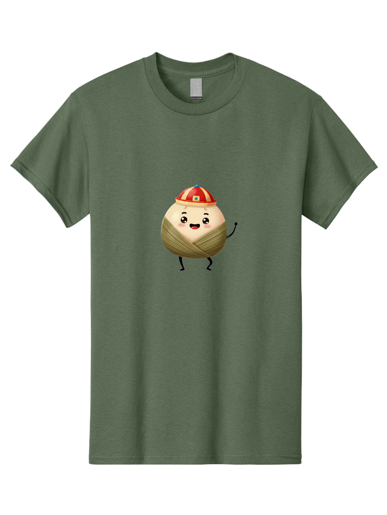 Xiaolongbao-1 Men'S Graphic Tee, 100% Cotton, Comfortable Casual Summer Wear, Machine Washable, Cartoon Dumpling, Steamed Bun, Happy Face, Kawaii Character, Chinese Food, Cute Illustration, Wrapped Dumpling, Smiling Face, Dumpling Character, Bab596 10
