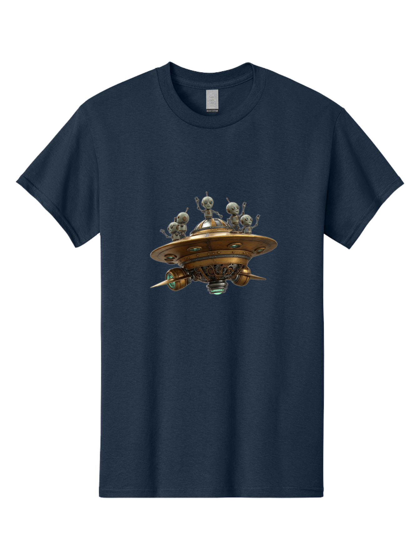 Alien-Ufo Men'S Graphic Tee, 100% Cotton, Comfortable Casual Summer Wear, Machine Washable, Flying Saucer, Extraterrestrial Life, Alien Spacecraft, Sci-Fi, Futuristic Technology, Silver Spaceship, Ufo Sighting, Alien Invasion, Robot Aliens Bab635 9