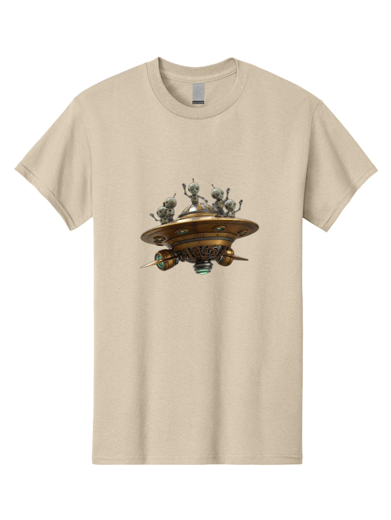 Alien-Ufo Men'S Graphic Tee, 100% Cotton, Comfortable Casual Summer Wear, Machine Washable, Flying Saucer, Extraterrestrial Life, Alien Spacecraft, Sci-Fi, Futuristic Technology, Silver Spaceship, Ufo Sighting, Alien Invasion, Robot Aliens Bab635 12