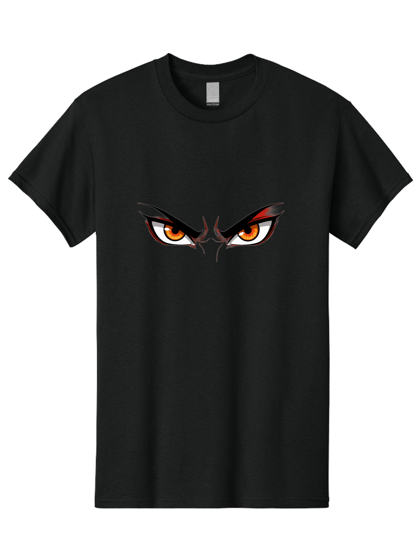 Angry-Eyes-1 Men'S Graphic Tee, 100% Cotton, Comfortable Casual Summer Wear, Machine Washable, Menacing Stare, Angry Eyes, Intense Gaze, Dramatic Eye Makeup, Anime Style, Cartoonish Illustration, Fierce Expression, Eye Contact Bab645 8