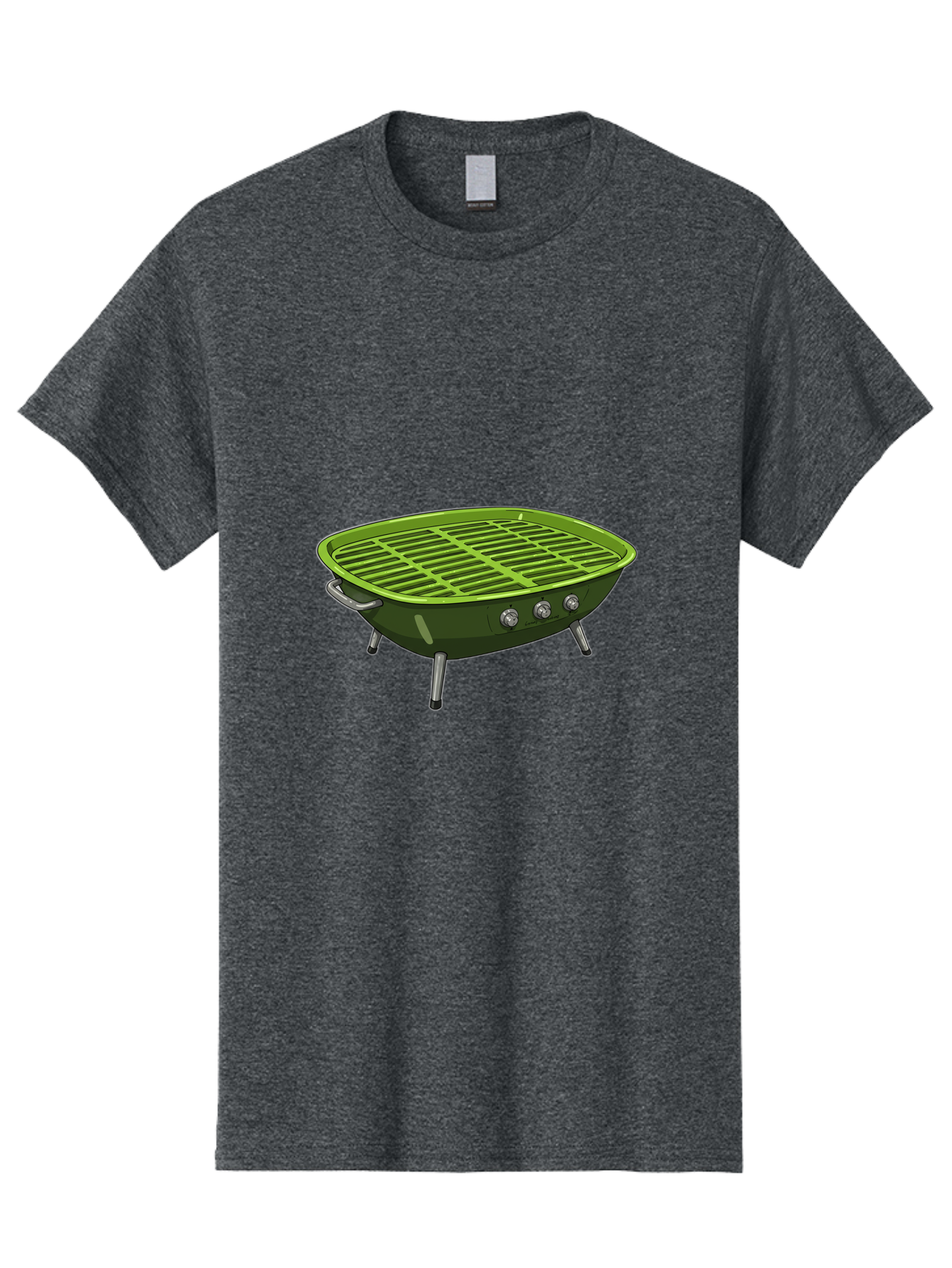Barbecue-Grill-6 Men'S Graphic Tee, 100% Cotton, Comfortable Casual Summer Wear, Machine Washable, Portable Grill, Barbecue Cooking, Outdoor Cooking, Gas Grill, Silver Legs, Control Knobs, Grill Grate, Outdoor Entertaining Bab660 8