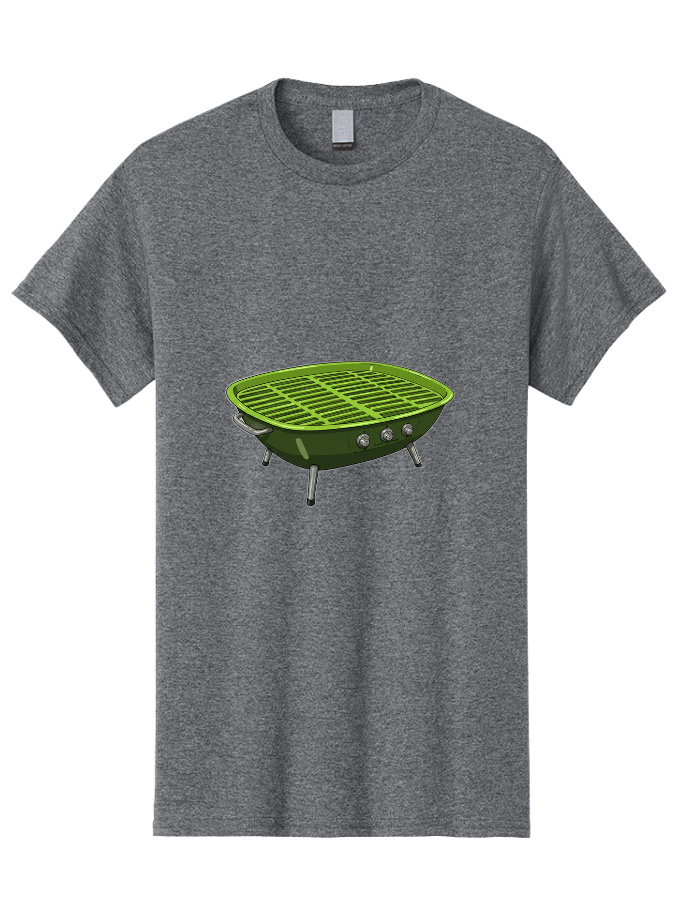 Barbecue-Grill-6 Men'S Graphic Tee, 100% Cotton, Comfortable Casual Summer Wear, Machine Washable, Portable Grill, Barbecue Cooking, Outdoor Cooking, Gas Grill, Silver Legs, Control Knobs, Grill Grate, Outdoor Entertaining Bab660 13