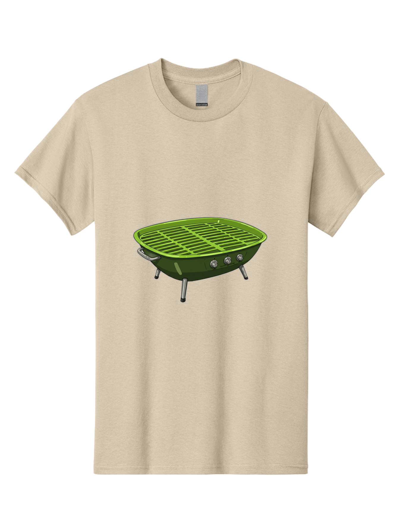 Barbecue-Grill-6 Men'S Graphic Tee, 100% Cotton, Comfortable Casual Summer Wear, Machine Washable, Portable Grill, Barbecue Cooking, Outdoor Cooking, Gas Grill, Silver Legs, Control Knobs, Grill Grate, Outdoor Entertaining Bab660 9