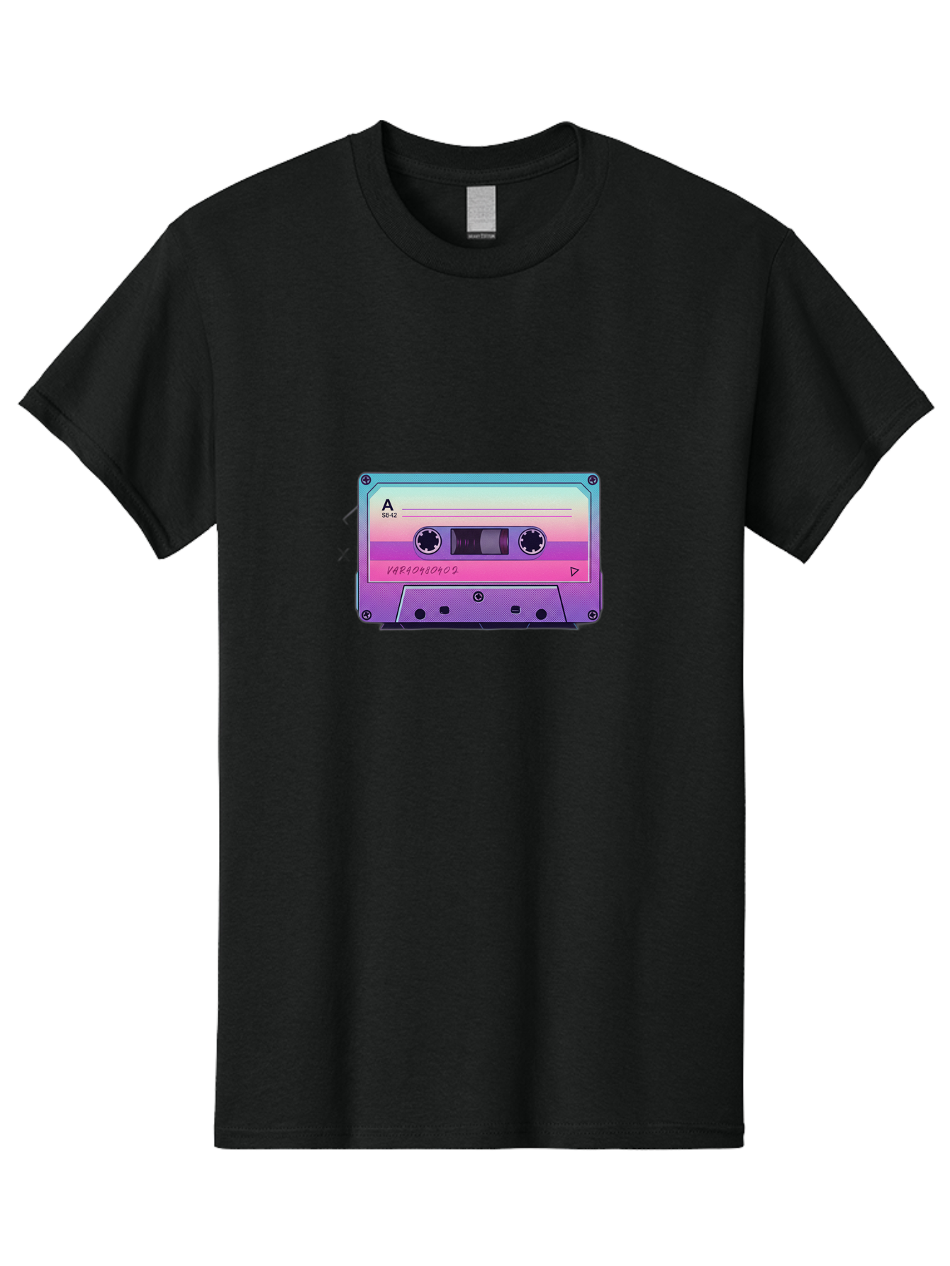 Cassette-Tape Men'S Graphic Tee, 100% Cotton, Comfortable Casual Summer Wear, Machine Washable, Retro Cassette Tape, Vintage Music Format, Nostalgic Tech, 80S And 90S Music, Pastel Colors, Various Artists Mix Tape, Music Lover'S Icon Bab720 12