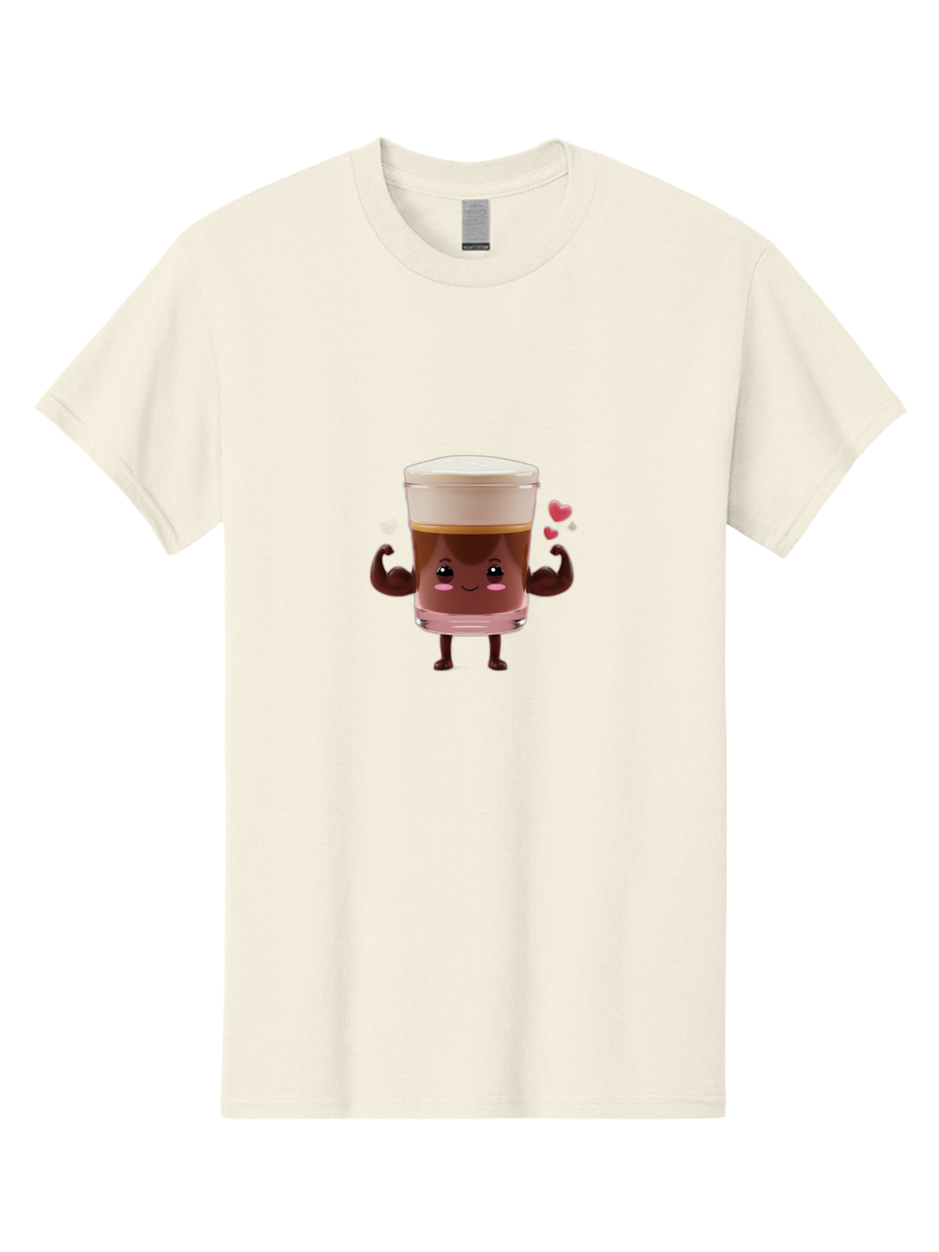Coffee-Cup-2 Men'S Graphic Tee, 100% Cotton, Comfortable Casual Summer Wear, Machine Washable, Cartoon Coffee Cup, Strong Personality, Flexing Muscles, Smiling Face, Coffee Lover, Coffee Culture, Morning Pick-Me-Up, Coffee Break Bab787 10