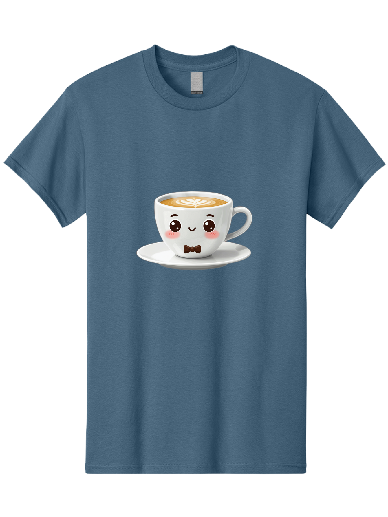 Cup-Of-Coffee-2 Men'S Graphic Tee, 100% Cotton, Comfortable Casual Summer Wear, Machine Washable, Cute Coffee Cup, Cartoon Character, Latte Art, Coffee Lover, Morning Pick-Me-Up, Adorable Design, Coffee Culture, Espresso, Bab834 12