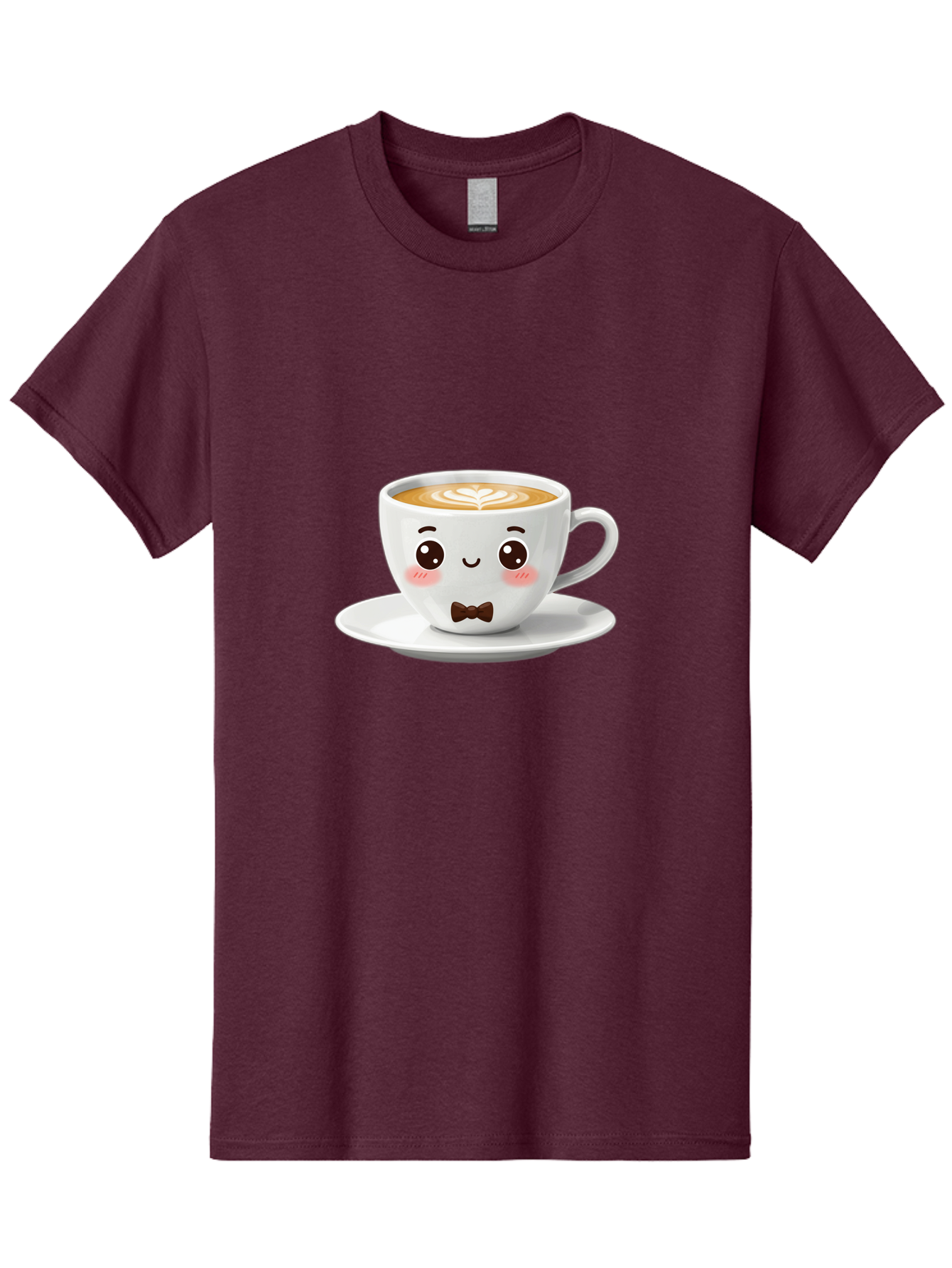 Cup-Of-Coffee-2 Men'S Graphic Tee, 100% Cotton, Comfortable Casual Summer Wear, Machine Washable, Cute Coffee Cup, Cartoon Character, Latte Art, Coffee Lover, Morning Pick-Me-Up, Adorable Design, Coffee Culture, Espresso, Bab834 14