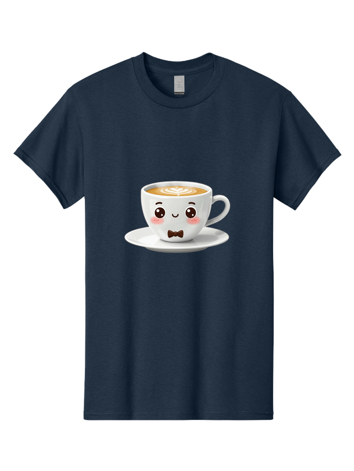 Cup-Of-Coffee-2 Men'S Graphic Tee, 100% Cotton, Comfortable Casual Summer Wear, Machine Washable, Cute Coffee Cup, Cartoon Character, Latte Art, Coffee Lover, Morning Pick-Me-Up, Adorable Design, Coffee Culture, Espresso, Bab834 15