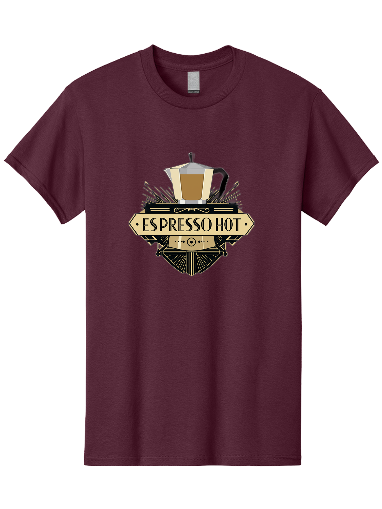Espresso-Hot Men'S Graphic Tee, 100% Cotton, Comfortable Casual Summer Wear, Machine Washable, Coffee Shop Logo, Espresso Machine, Hot Coffee, Coffee Culture, Cafe Branding, Coffee Art, Coffee Design, Espresso Love, Coffee Signs, Bab889 13