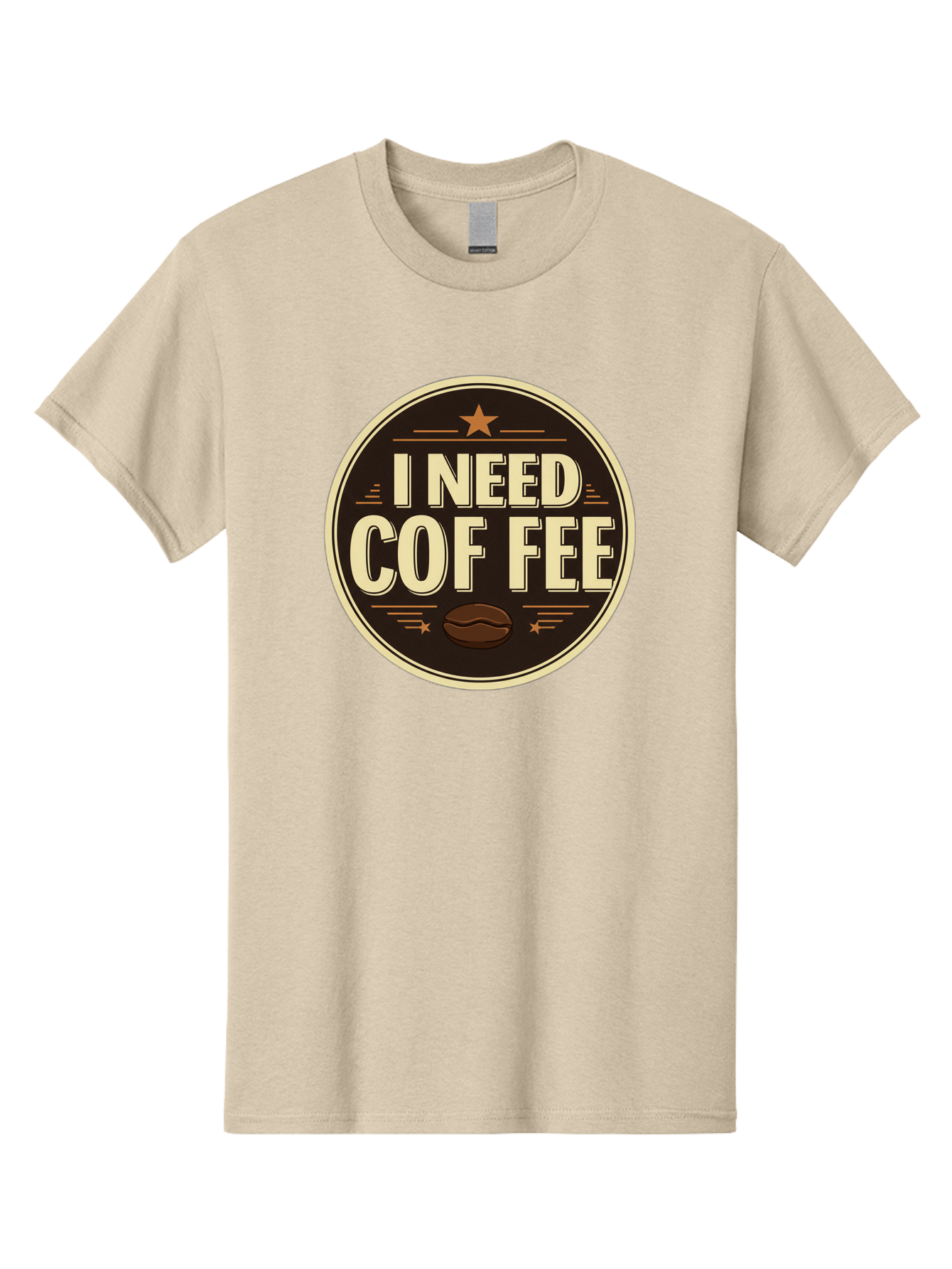 I-Need-Coffee-1 Men'S Graphic Tee, 100% Cotton, Comfortable Casual Summer Wear, Machine Washable, Coffee Lover, Coffee Break, Coffee Addiction, Coffee Quote, Coffee Humor, Coffee Needed, Coffee Craving Bac058 14