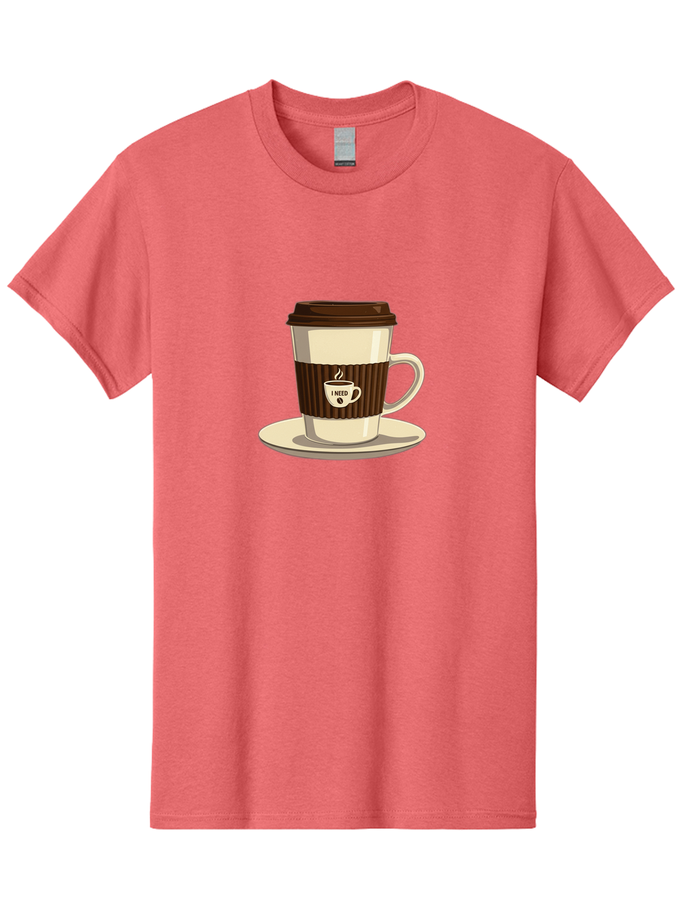 I-Need-Coffee-16 Men'S Graphic Tee, 100% Cotton, Comfortable Casual Summer Wear, Machine Washable, Coffee Cup, Takeout Container, Coffee To Go, Coffee Break, Coffee Lover, Morning Coffee, Caffeine Fix, Coffee Craving Bac065 14