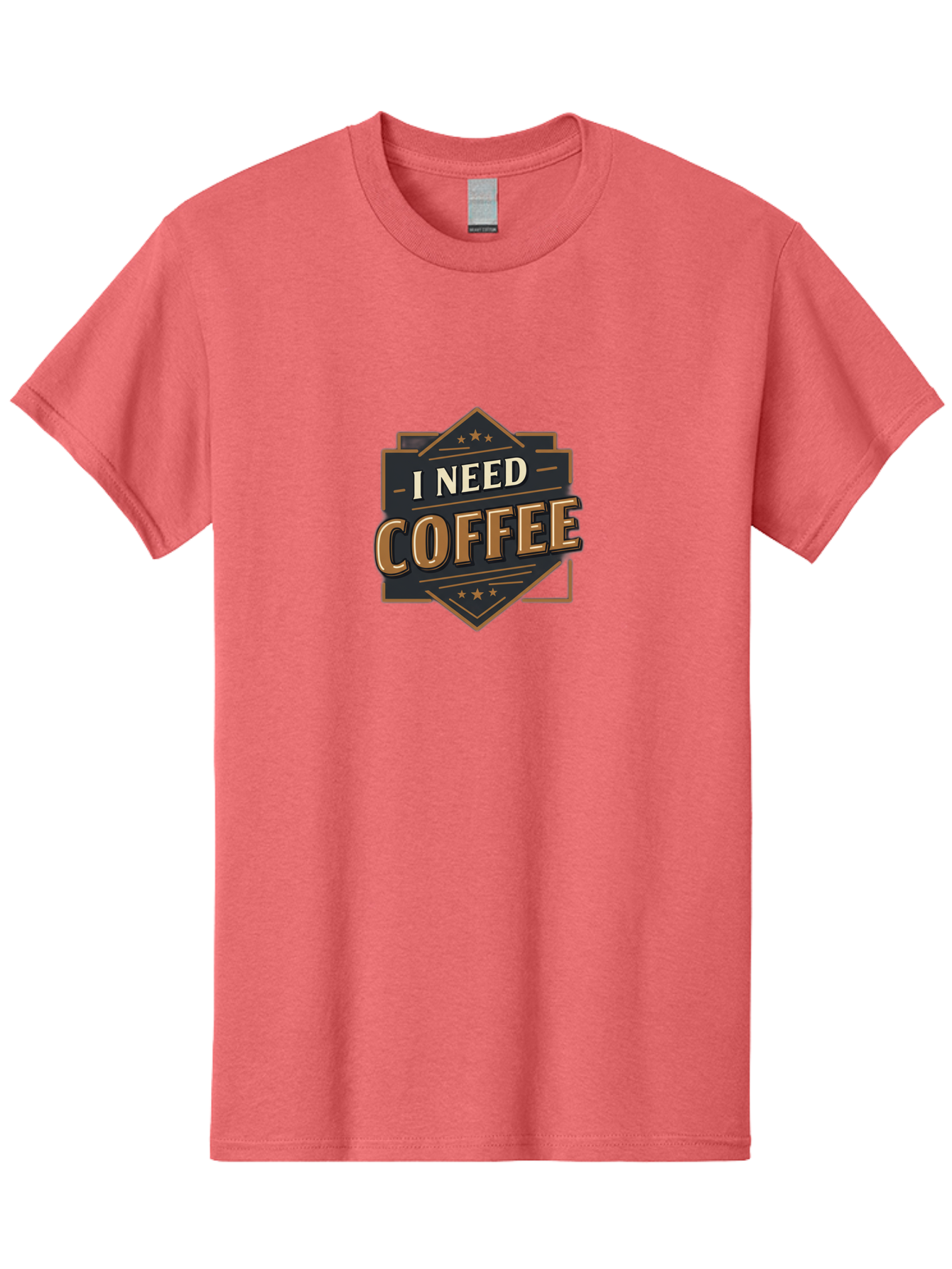 I-Need-Coffee-2 Men'S Graphic Tee, 100% Cotton, Comfortable Casual Summer Wear, Machine Washable, Coffee Lover, Morning Motivation, Caffeine Addict, Coffee Breaks, Energizing Drinks, Coffee Culture Bac066 12