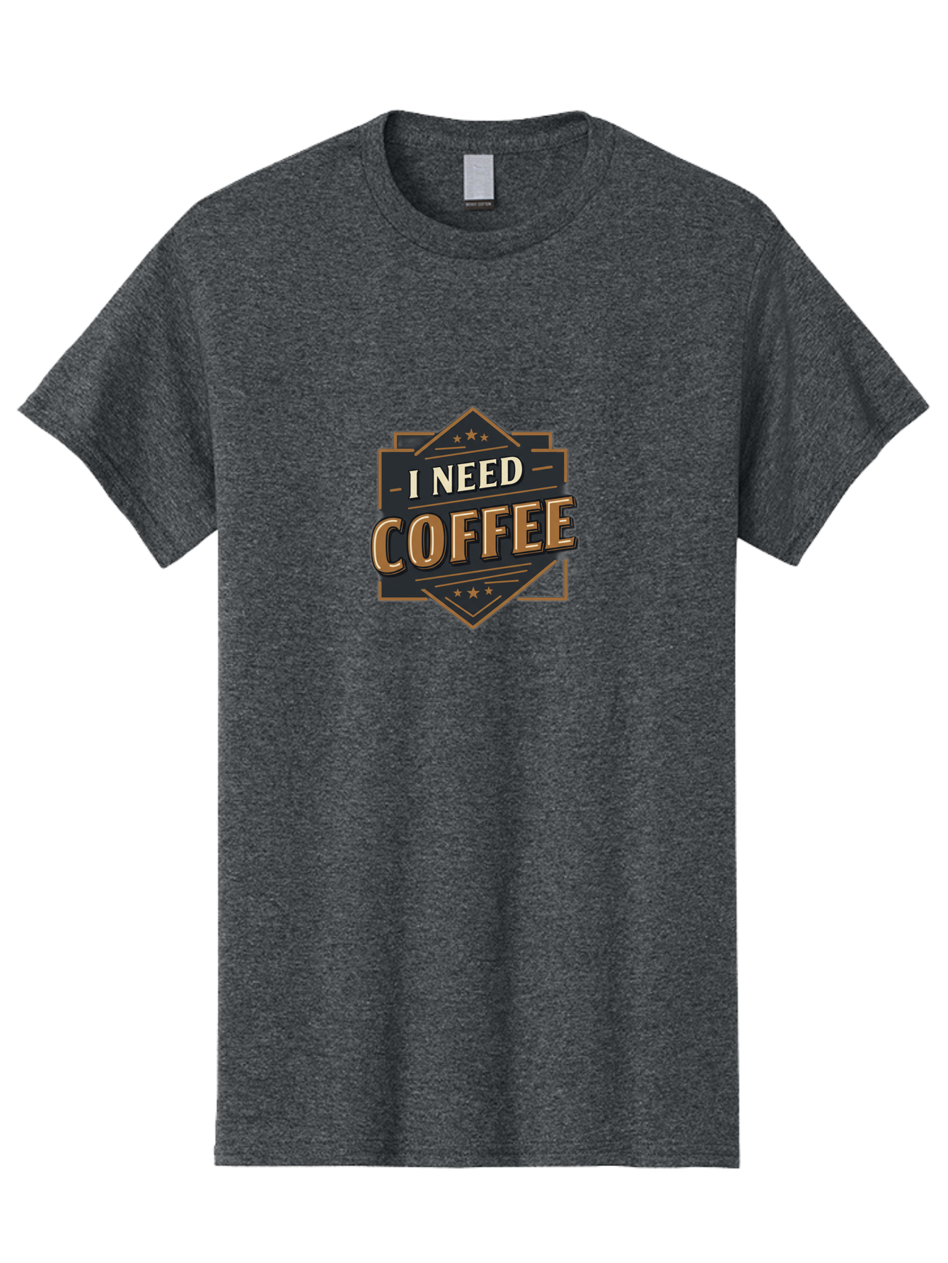 I-Need-Coffee-2 Men'S Graphic Tee, 100% Cotton, Comfortable Casual Summer Wear, Machine Washable, Coffee Lover, Morning Motivation, Caffeine Addict, Coffee Breaks, Energizing Drinks, Coffee Culture Bac066 4