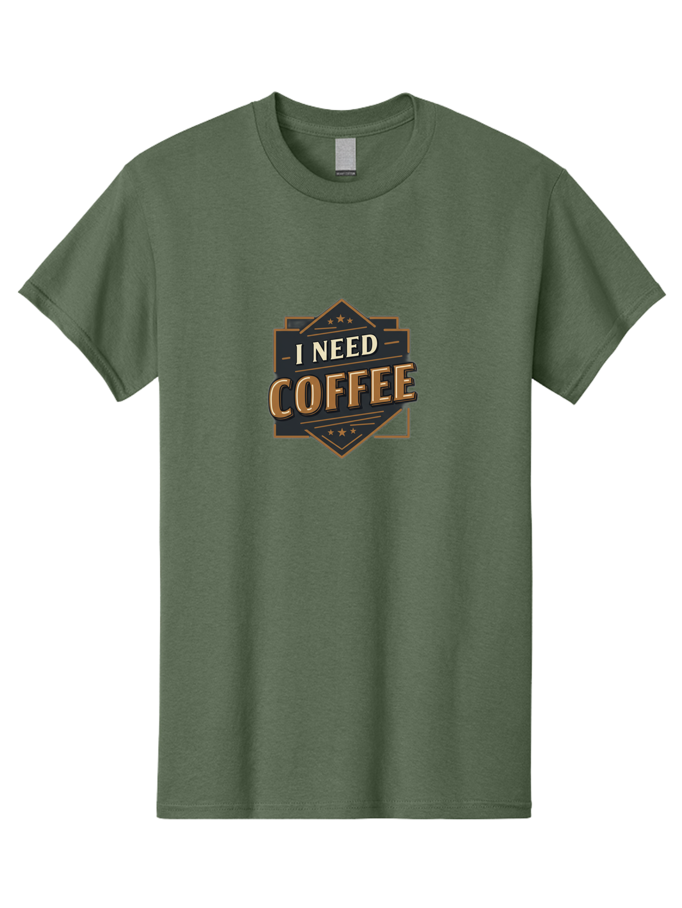 I-Need-Coffee-2 Men'S Graphic Tee, 100% Cotton, Comfortable Casual Summer Wear, Machine Washable, Coffee Lover, Morning Motivation, Caffeine Addict, Coffee Breaks, Energizing Drinks, Coffee Culture Bac066 7