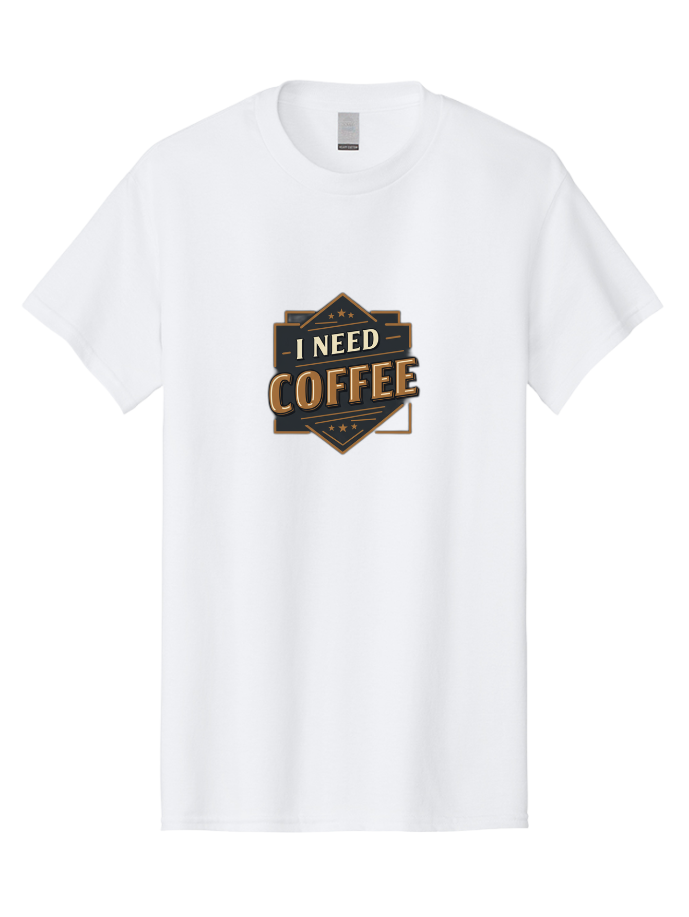 I-Need-Coffee-2 Men'S Graphic Tee, 100% Cotton, Comfortable Casual Summer Wear, Machine Washable, Coffee Lover, Morning Motivation, Caffeine Addict, Coffee Breaks, Energizing Drinks, Coffee Culture Bac066 5