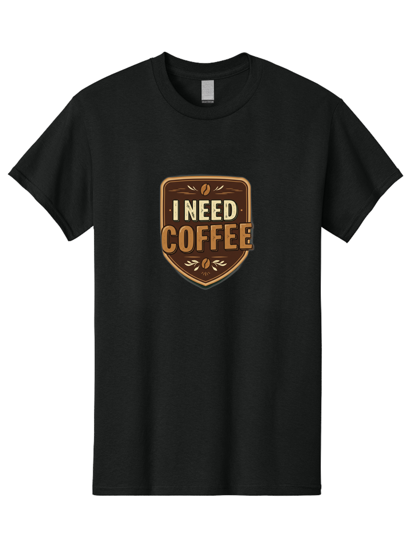 I-Need-Coffee-3 Men'S Graphic Tee, 100% Cotton, Comfortable Casual Summer Wear, Machine Washable, Coffee Lover, Coffee Break, Coffee Addiction, Coffee Quote, Caffeine Fix, Coffee Humor, Funny Coffee, Coffee Meme Bac067 9