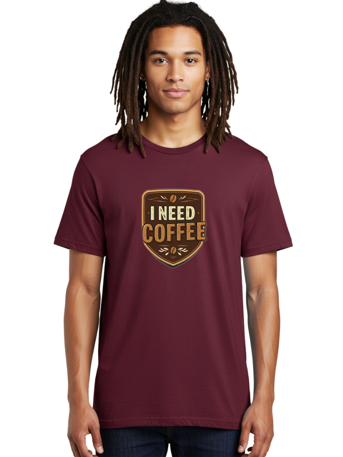 I-Need-Coffee-3 Men'S Graphic Tee, 100% Cotton, Comfortable Casual Summer Wear, Machine Washable, Coffee Lover, Coffee Break, Coffee Addiction, Coffee Quote, Caffeine Fix, Coffee Humor, Funny Coffee, Coffee Meme Bac067 29