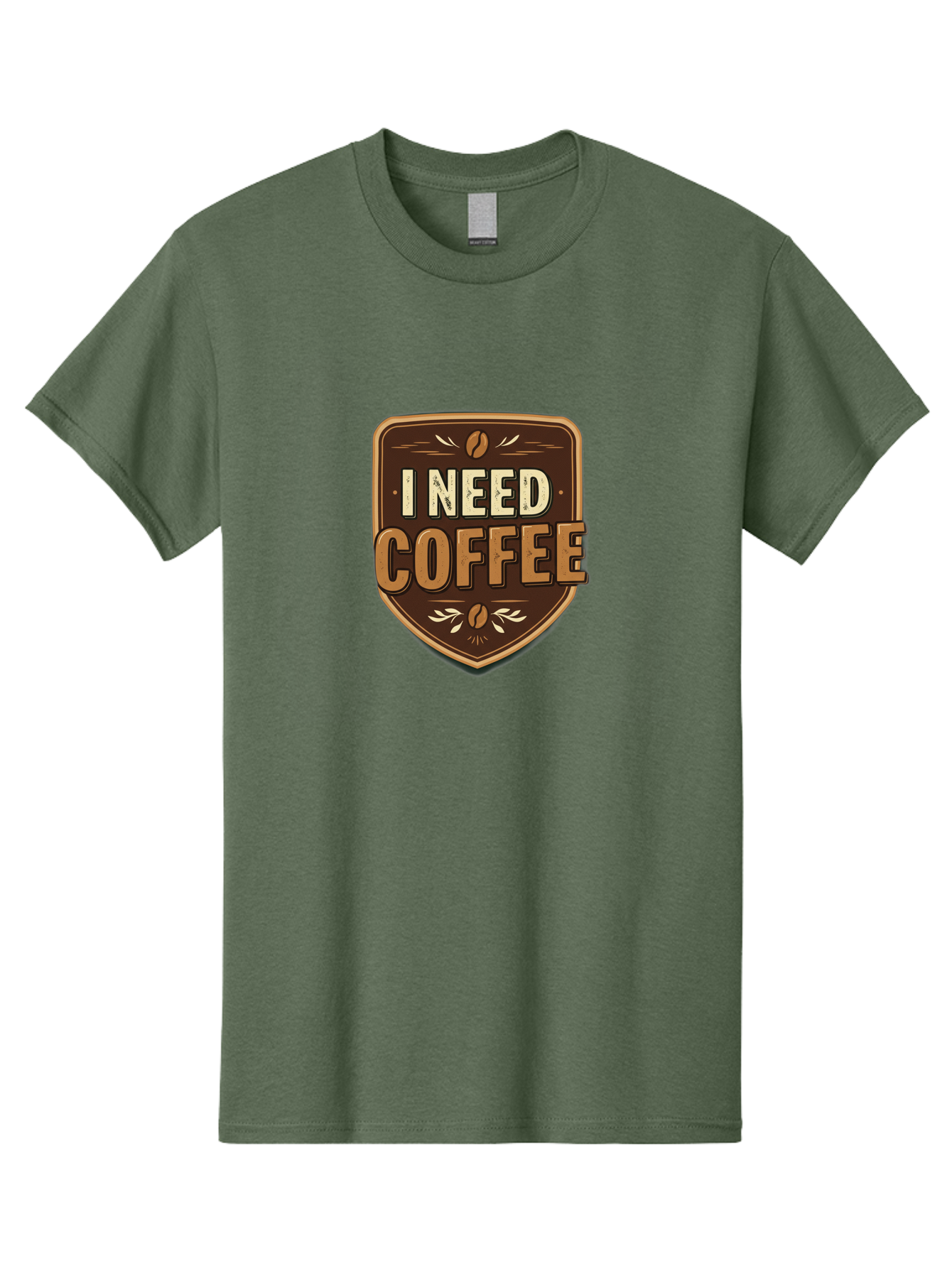 I-Need-Coffee-3 Men'S Graphic Tee, 100% Cotton, Comfortable Casual Summer Wear, Machine Washable, Coffee Lover, Coffee Break, Coffee Addiction, Coffee Quote, Caffeine Fix, Coffee Humor, Funny Coffee, Coffee Meme Bac067 4
