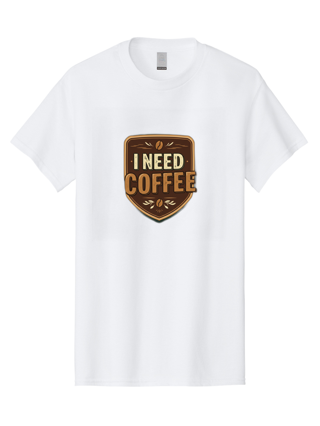 I-Need-Coffee-3 Men'S Graphic Tee, 100% Cotton, Comfortable Casual Summer Wear, Machine Washable, Coffee Lover, Coffee Break, Coffee Addiction, Coffee Quote, Caffeine Fix, Coffee Humor, Funny Coffee, Coffee Meme Bac067 12
