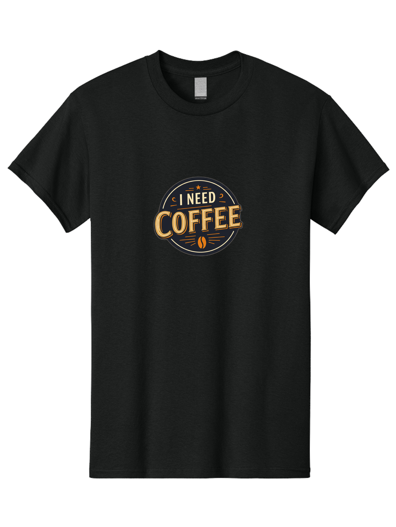 I-Need-Coffee-4 Men'S Graphic Tee, 100% Cotton, Comfortable Casual Summer Wear, Machine Washable, Coffee Lover, Coffee Addiction, Morning Motivation, Coffee Quote, Coffee Humor, Coffee Obsession Bac068 10