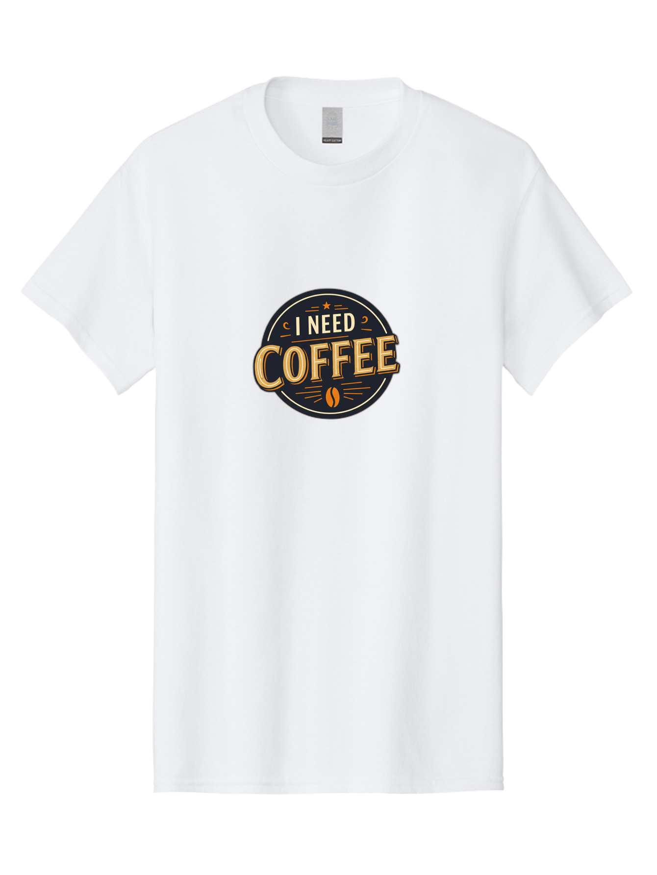 I-Need-Coffee-4 Men'S Graphic Tee, 100% Cotton, Comfortable Casual Summer Wear, Machine Washable, Coffee Lover, Coffee Addiction, Morning Motivation, Coffee Quote, Coffee Humor, Coffee Obsession Bac068 9