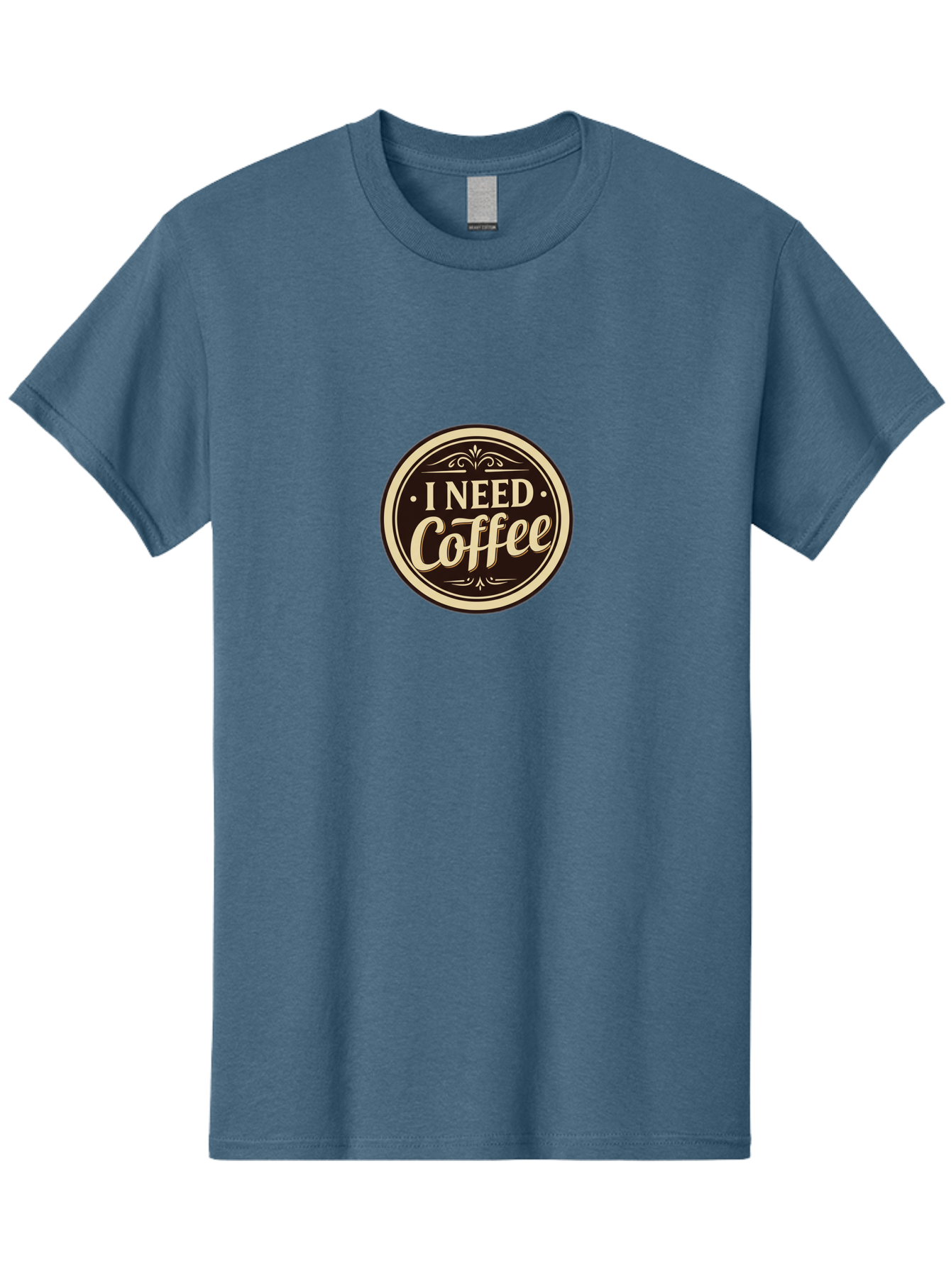 I-Need-Coffee Men'S Graphic Tee, 100% Cotton, Comfortable Casual Summer Wear, Machine Washable, Coffee Lover, Caffeine Craving, Morning Motivation, Coffee Humor, Funny Quote, Coffee Addiction, Coffee Break, Coffee Culture, Daily Dose Bac074 10