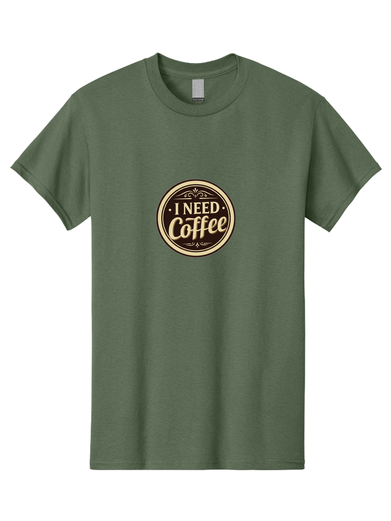 I-Need-Coffee Men'S Graphic Tee, 100% Cotton, Comfortable Casual Summer Wear, Machine Washable, Coffee Lover, Caffeine Craving, Morning Motivation, Coffee Humor, Funny Quote, Coffee Addiction, Coffee Break, Coffee Culture, Daily Dose Bac074 5