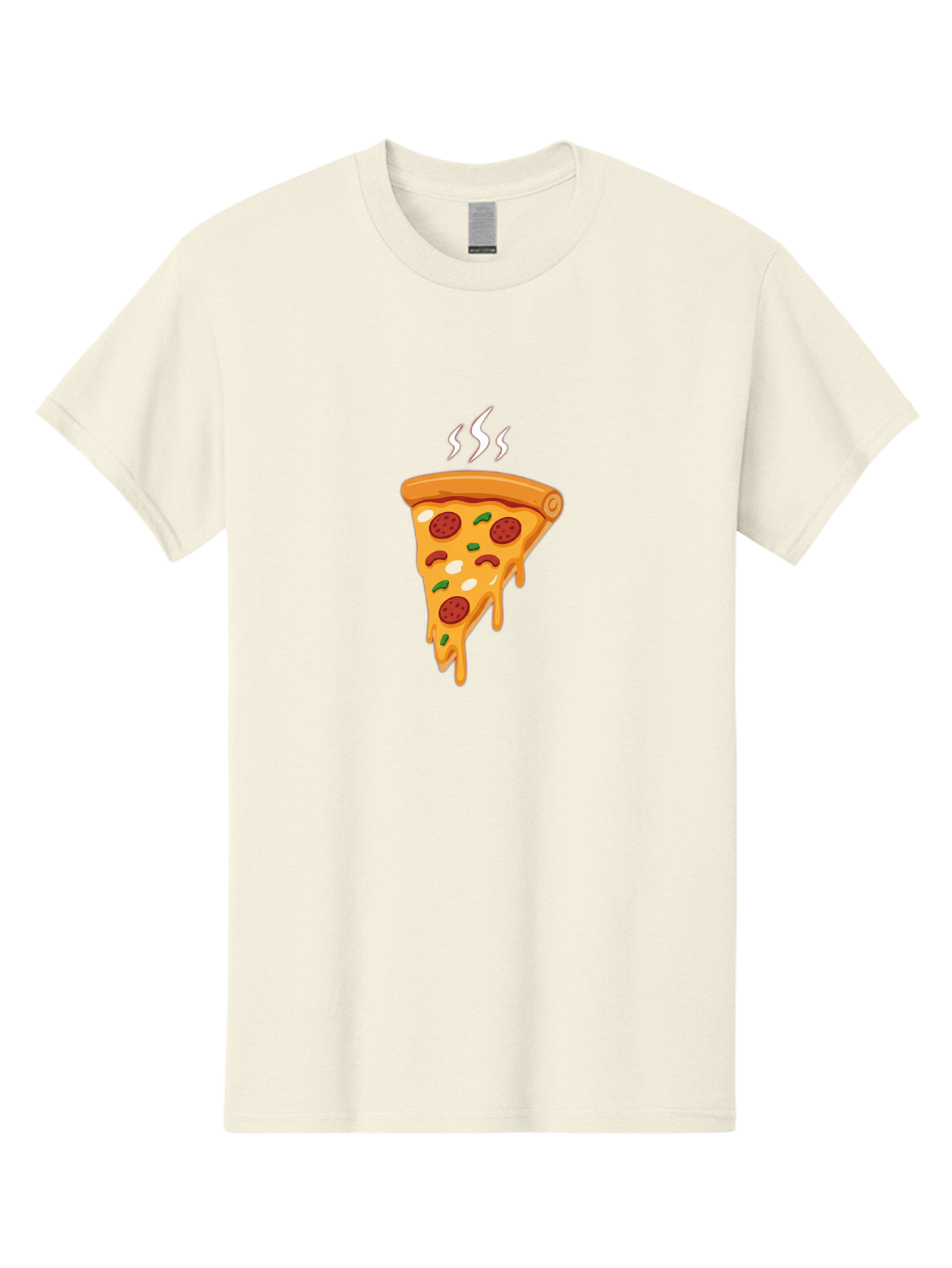 Pizza-Slice-22 Men'S Graphic Tee, 100% Cotton, Comfortable Casual Summer Wear, Machine Washable, Pepperoni Pizza, Melted Cheese, Gooey Goodness, Savory Delight, Hot Pizza, Cheesy Pizza Slice, Delicious Toppings, Italian Food, Pizza Love, Bac283 8