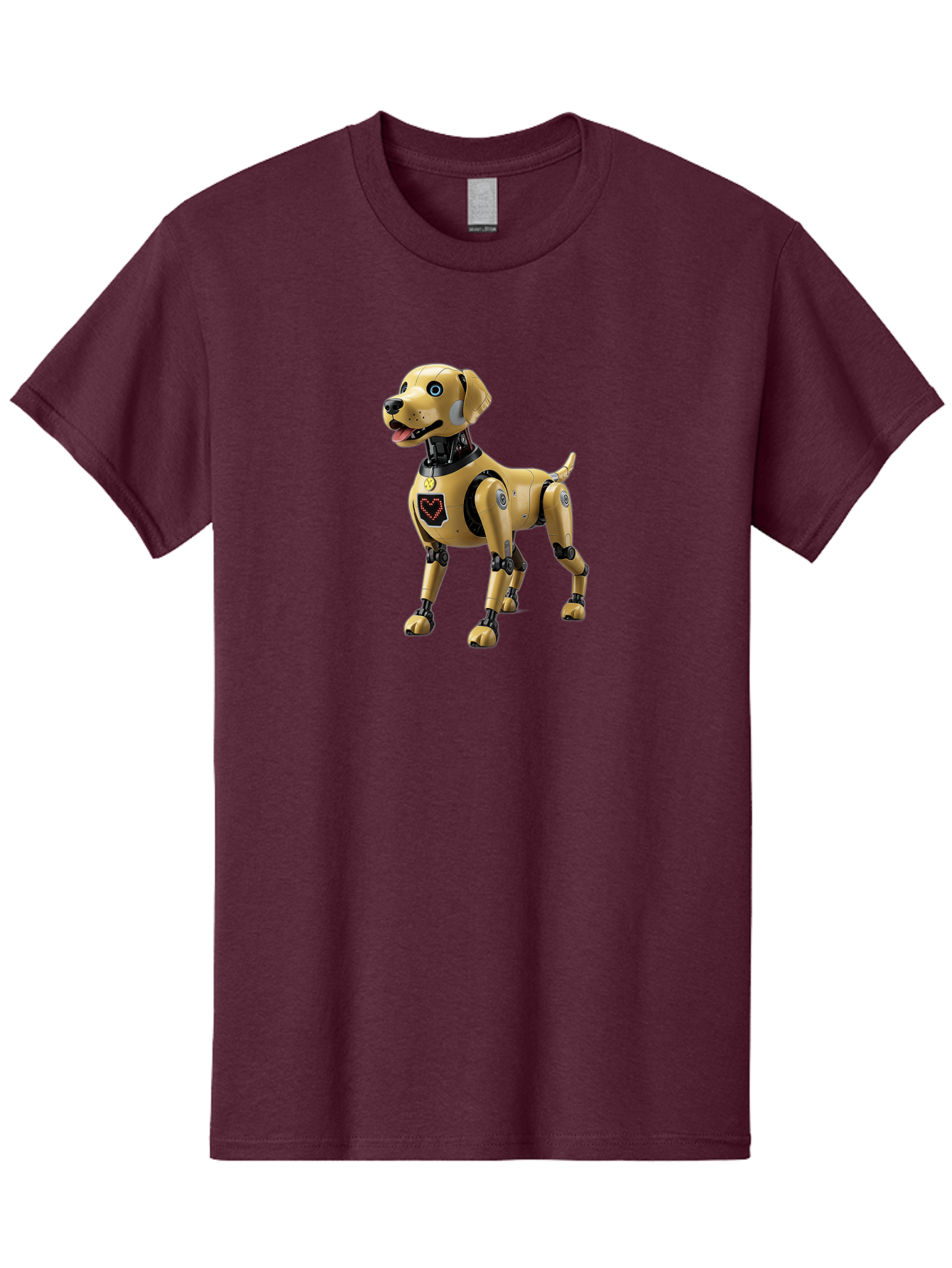 Robot-Dog Men'S Graphic Tee, 100% Cotton, Comfortable Casual Summer Wear, Machine Washable, Robotic Dog, Futuristic Pet, Artificial Intelligence, Cybernetic Canine, Tech-Savvy Companion, Mechanical Limbs, Robotic Joints, High-Tech Gadget, Bac373 11