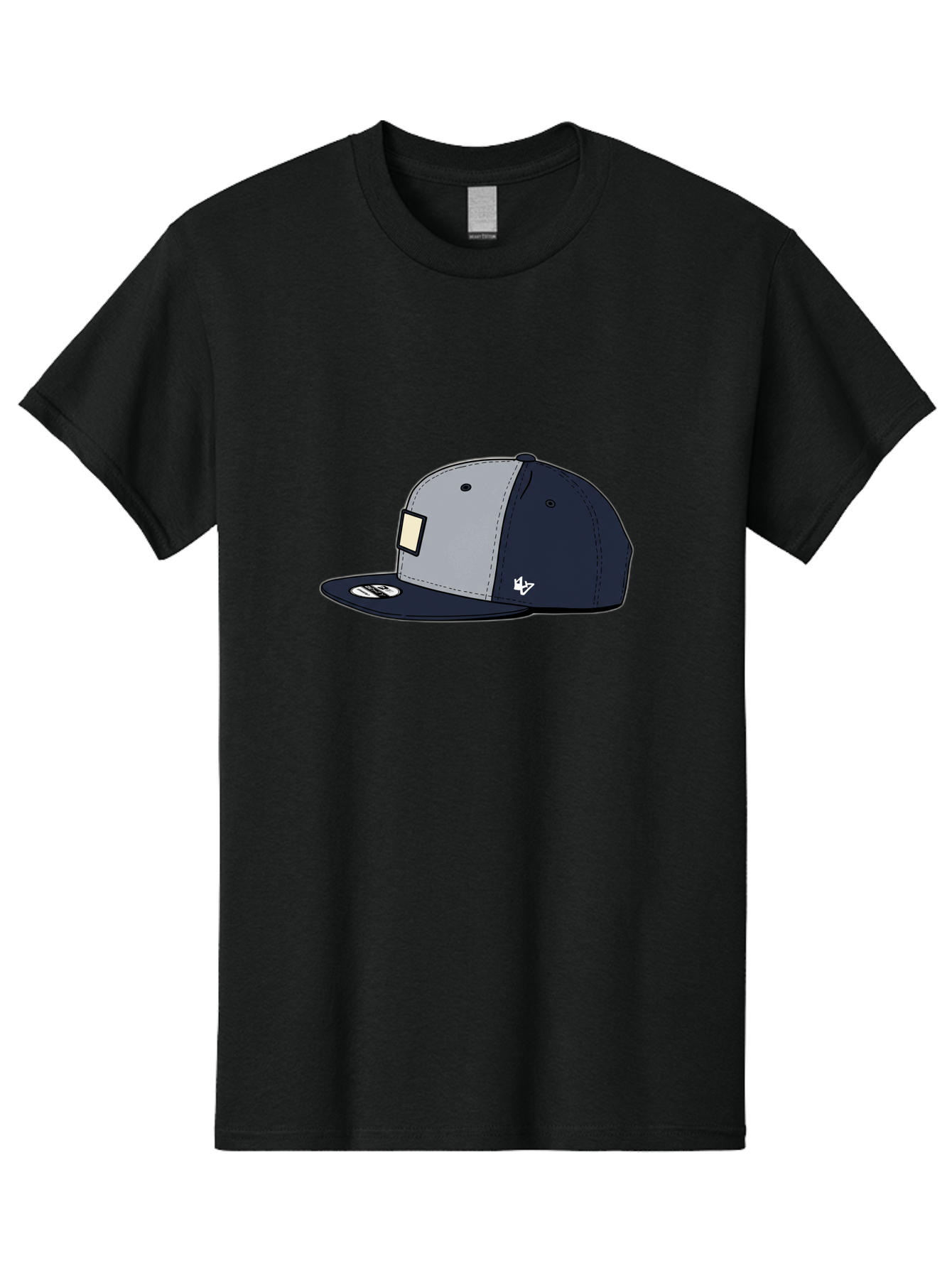 47-Snapback-Hat Men'S Graphic Tee, 100% Cotton, Comfortable Casual Summer Wear, Machine Washable, Baseball Cap, Snapback Hat, 47 Brand Clothing, Streetwear Fashion, Casual Style, Navy Blue Cap, Grey And Navy Color Combination, White Logo, Bac577 8